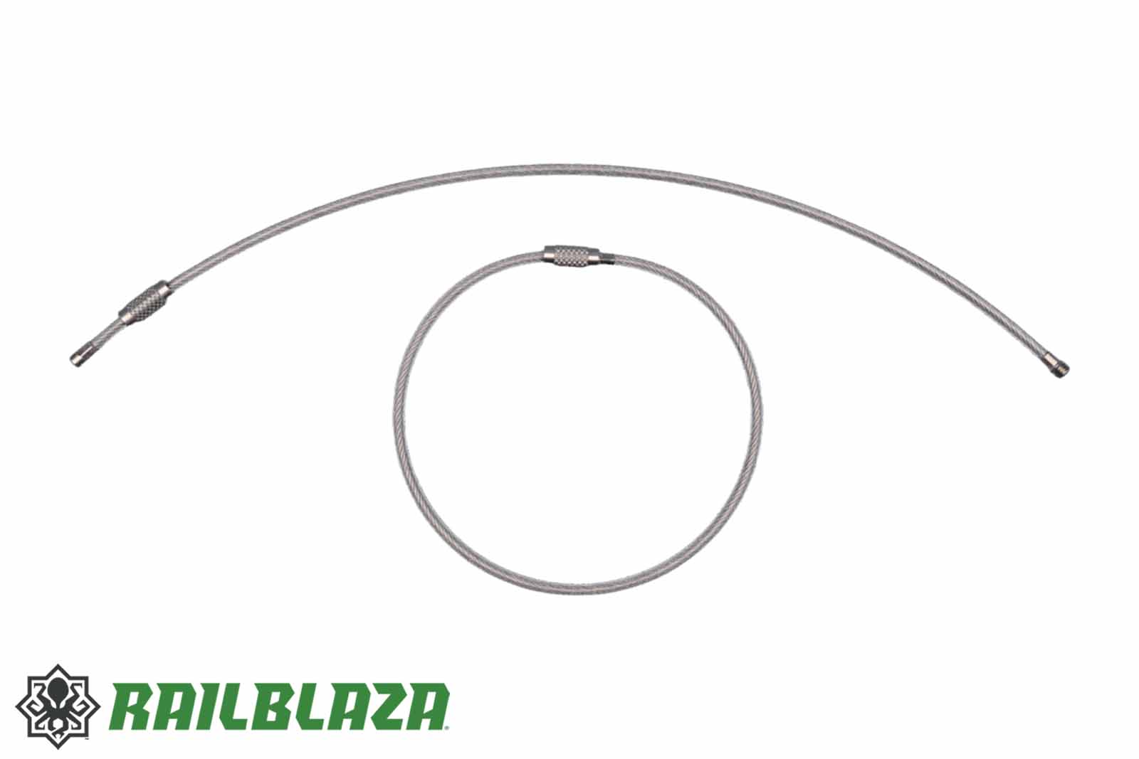 Railblaza Loopty Loops in Silber, 12 Zoll, offen und geschlossen