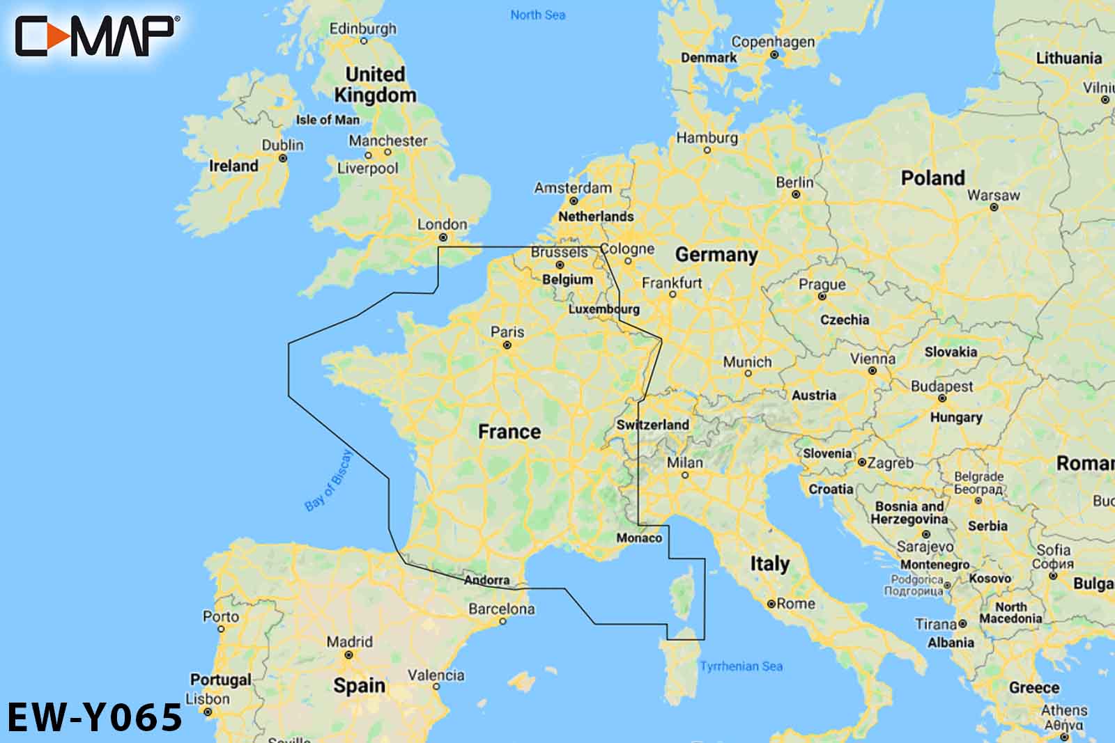 C-MAP REVEAL Seekarte