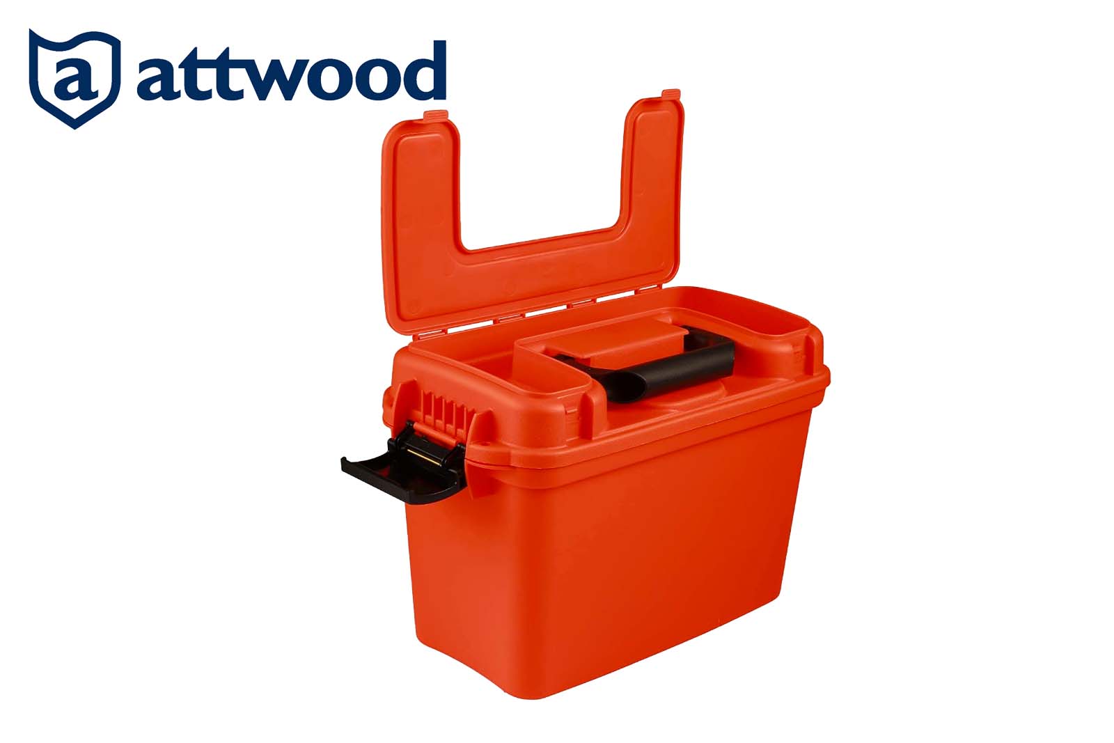 Attwood Aufbewahrungsbox in Rot, halboffen