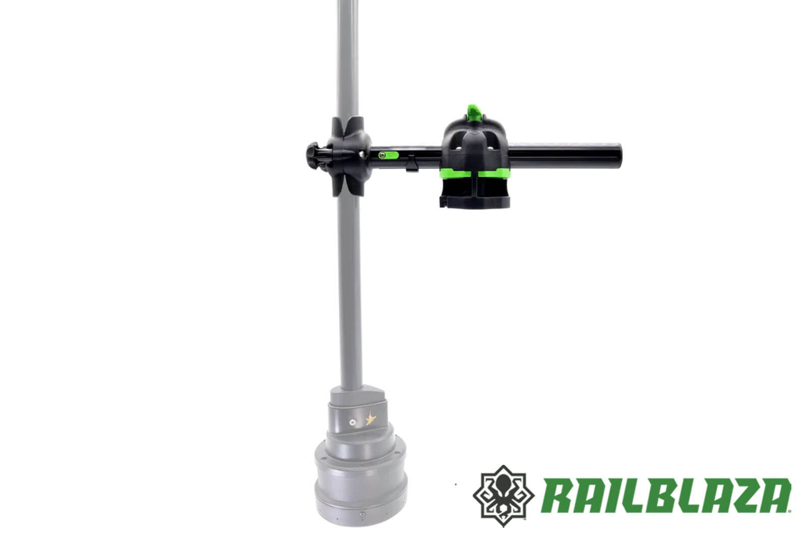 Railblaza HEXX Halterung für Humminbird MEGA 360 Geber Montagebeispiel