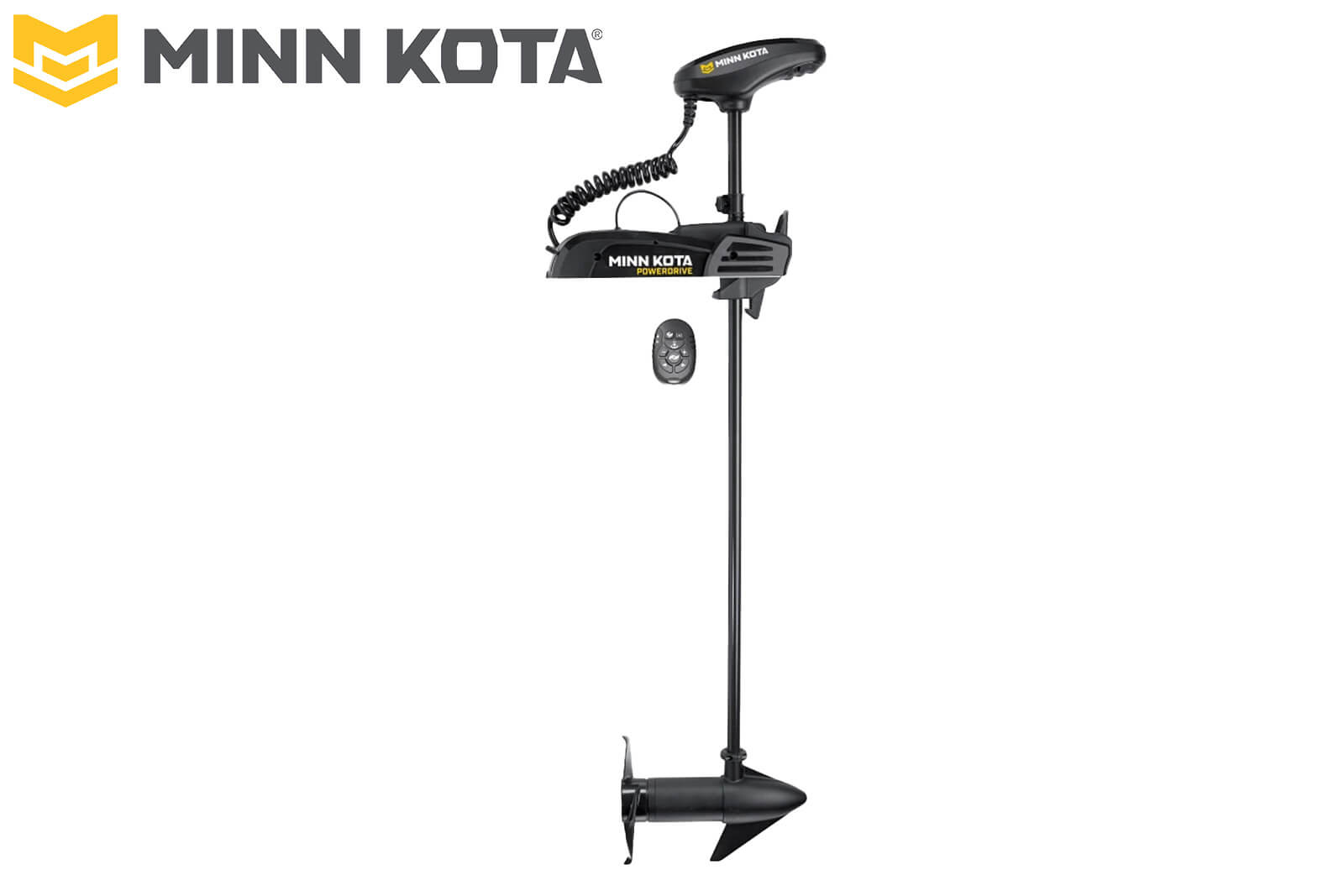 Minn Kota PowerDrive Elektro-Bootsmotor Profilansicht 137 cm, 24 V ohne Geber
