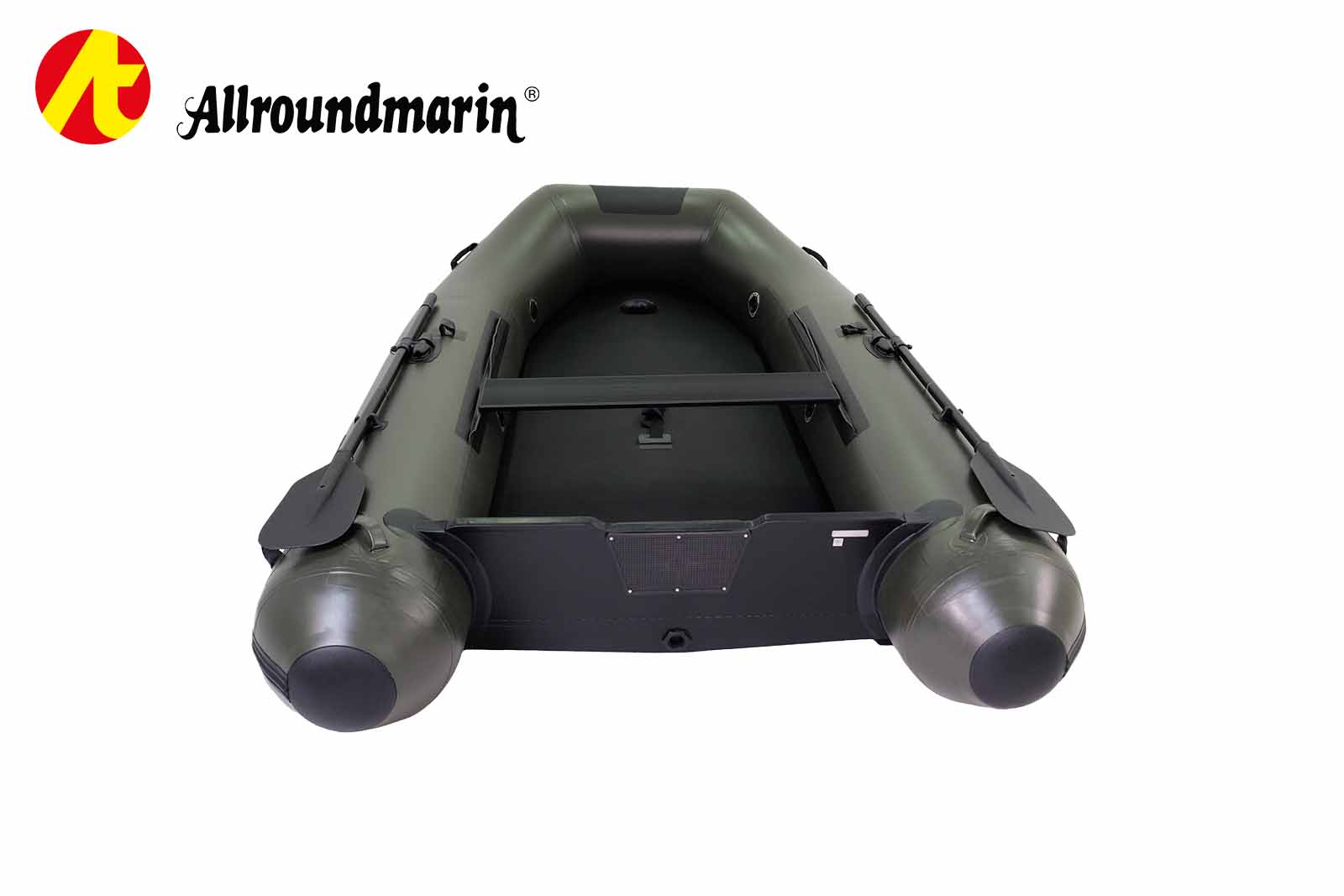 Allroundmarin Xtream Schlauchboot 305 mit Luftboden Heckansicht