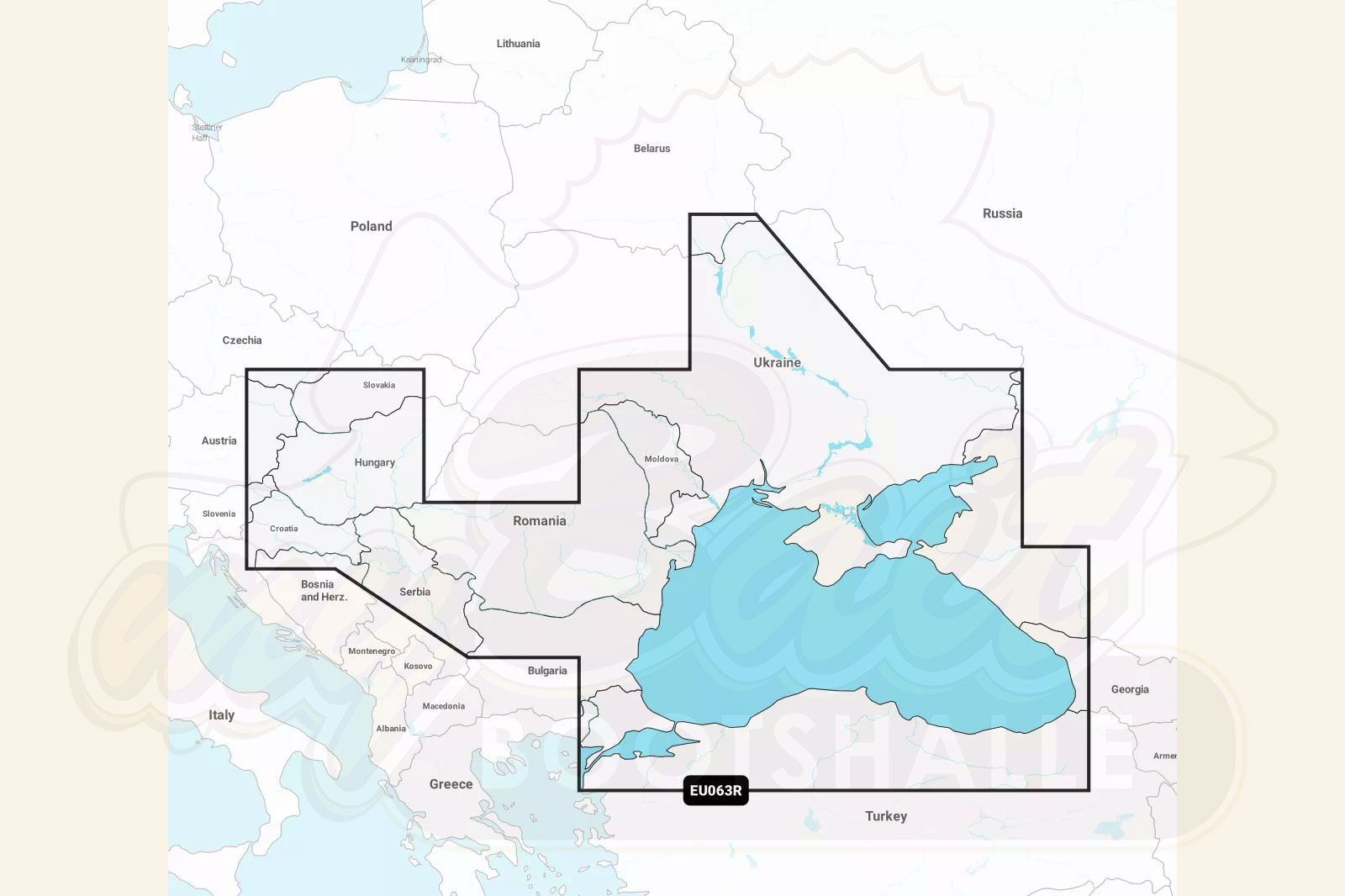 Garmin Navionics Plus: Kartenausschnitt Schwarzes Meer
