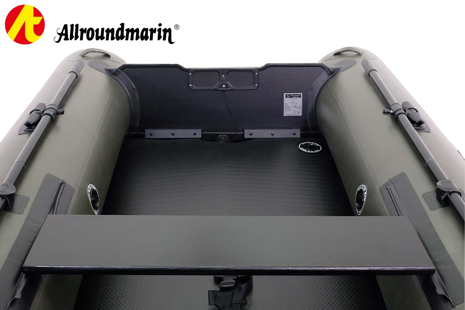 Allroundmarin Scout Schlauchboot 270 mit Luftboden Innenansicht