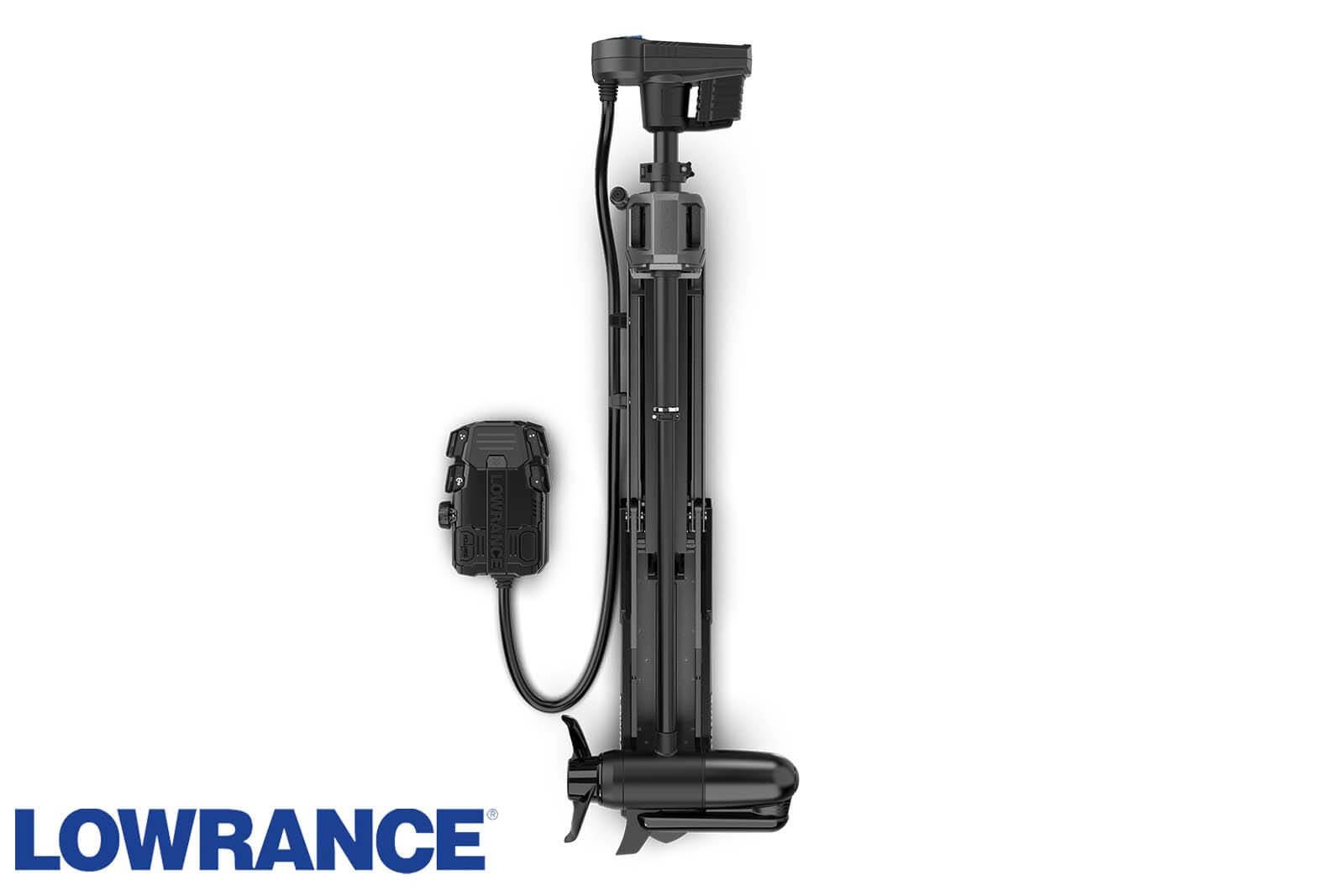 Lowrance GHOST X Elektromotor liegend Draufsicht