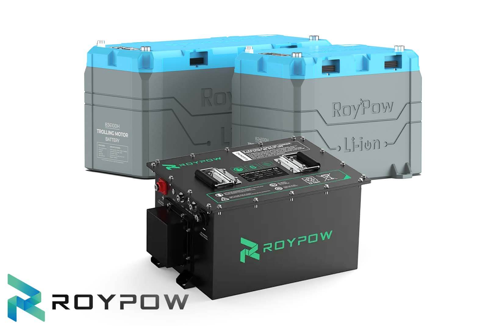 RoyPow LiFePO4 Batterie wasserdicht nach IP67