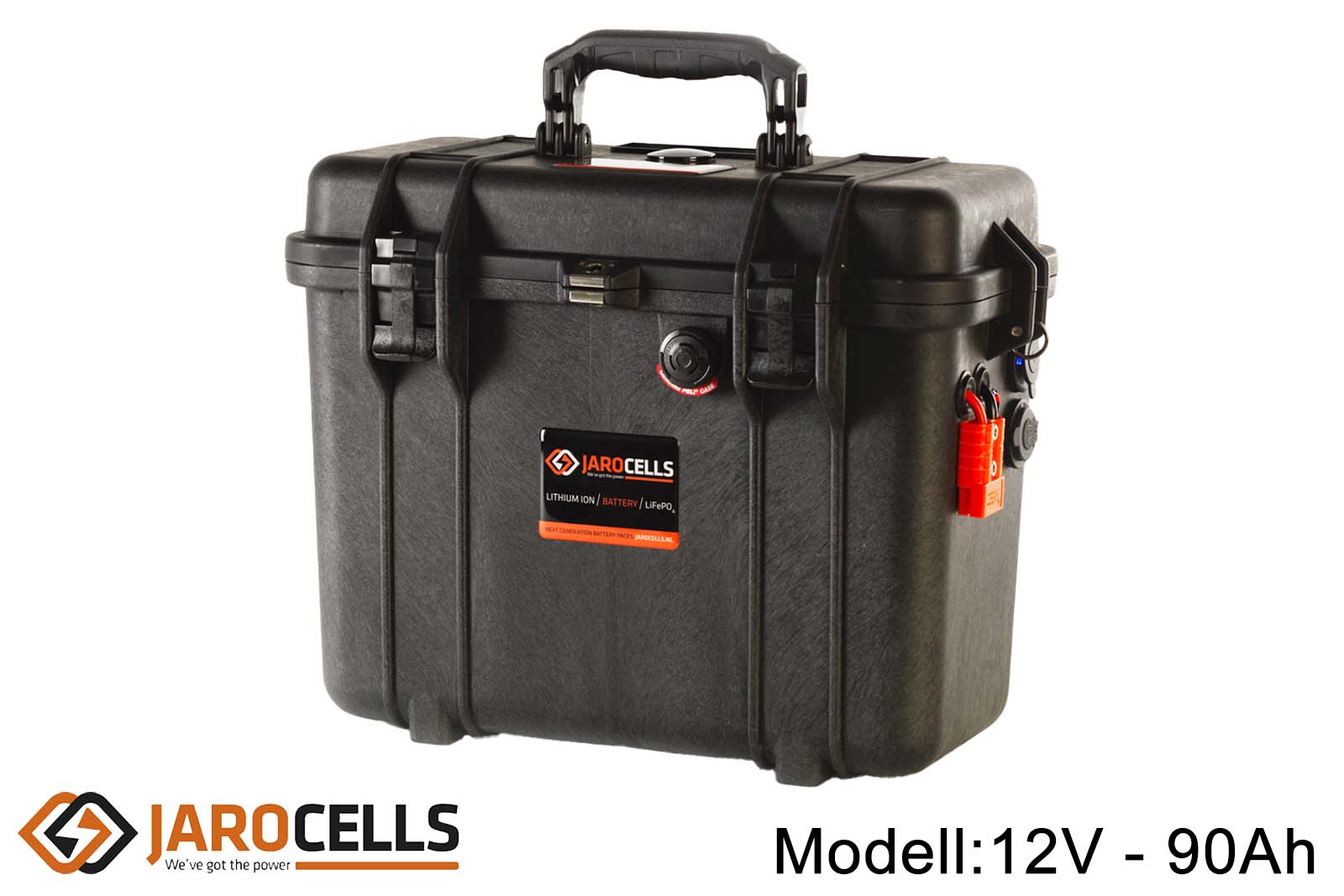 Jarocells Portable Lithium-Ionen-Batterie mit Bluetooth Batteriecomputer