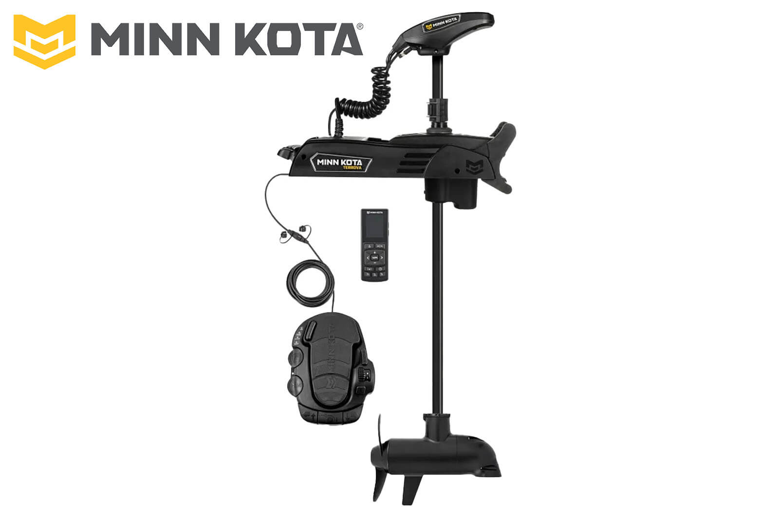 QUEST Elektro-Bootsmotor 45 Inch, Dual Spectrum Chirp, komplett
