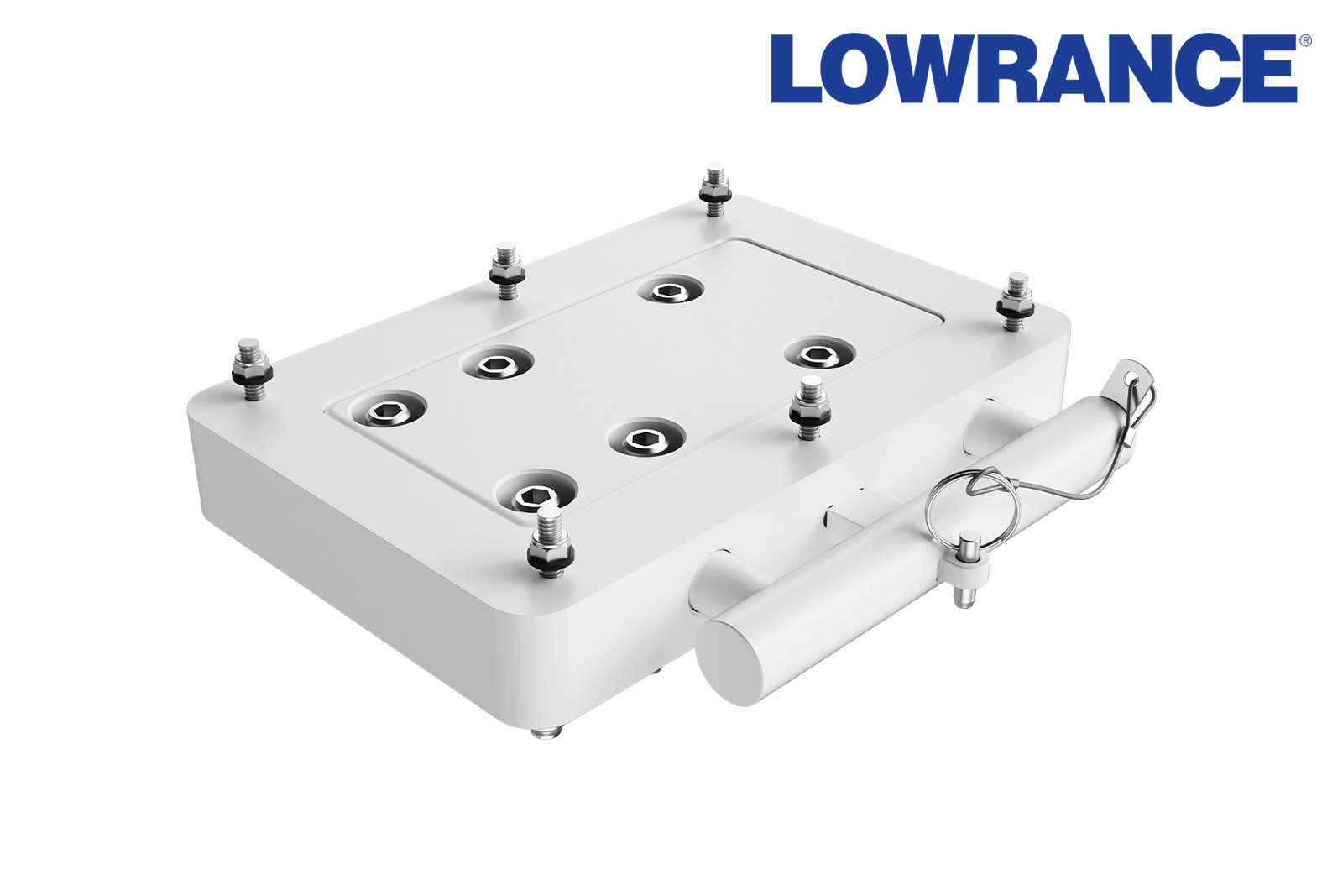 Lowrance Montageplatte Composit für RECON in Weiß