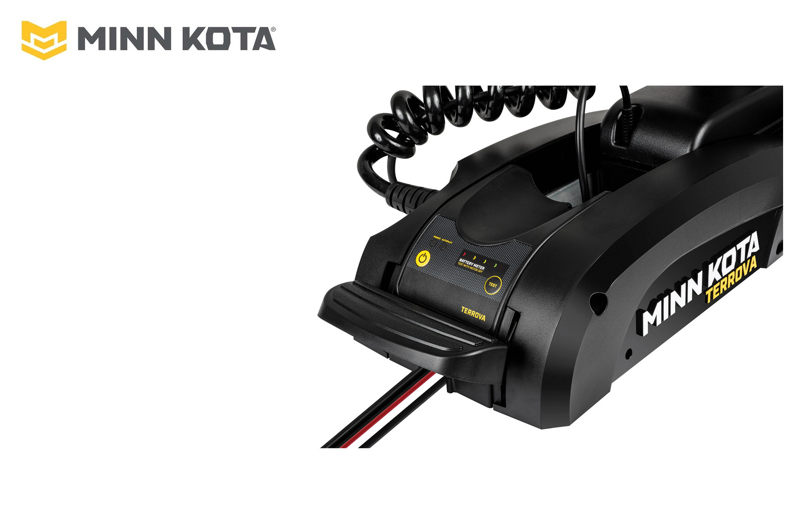 Minn Kota Terrova 2, Batterieanzeige an der Halterung