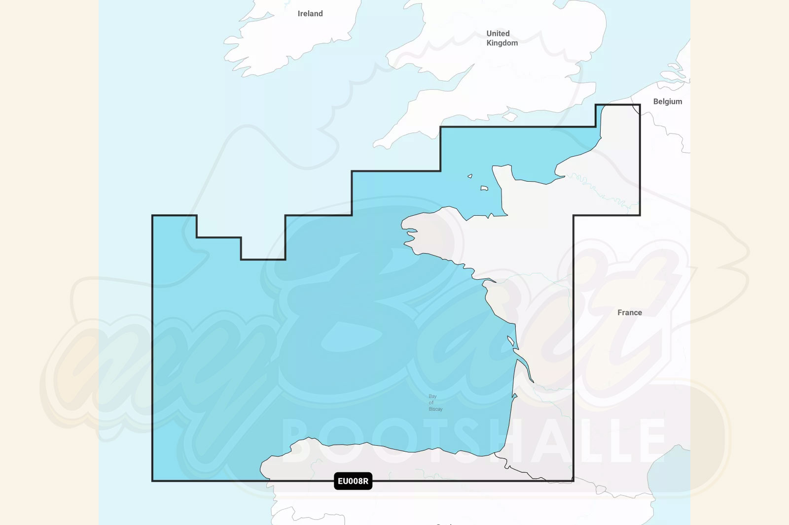 Garmin Navionics Plus: Kartenausschnitt Biskaya
