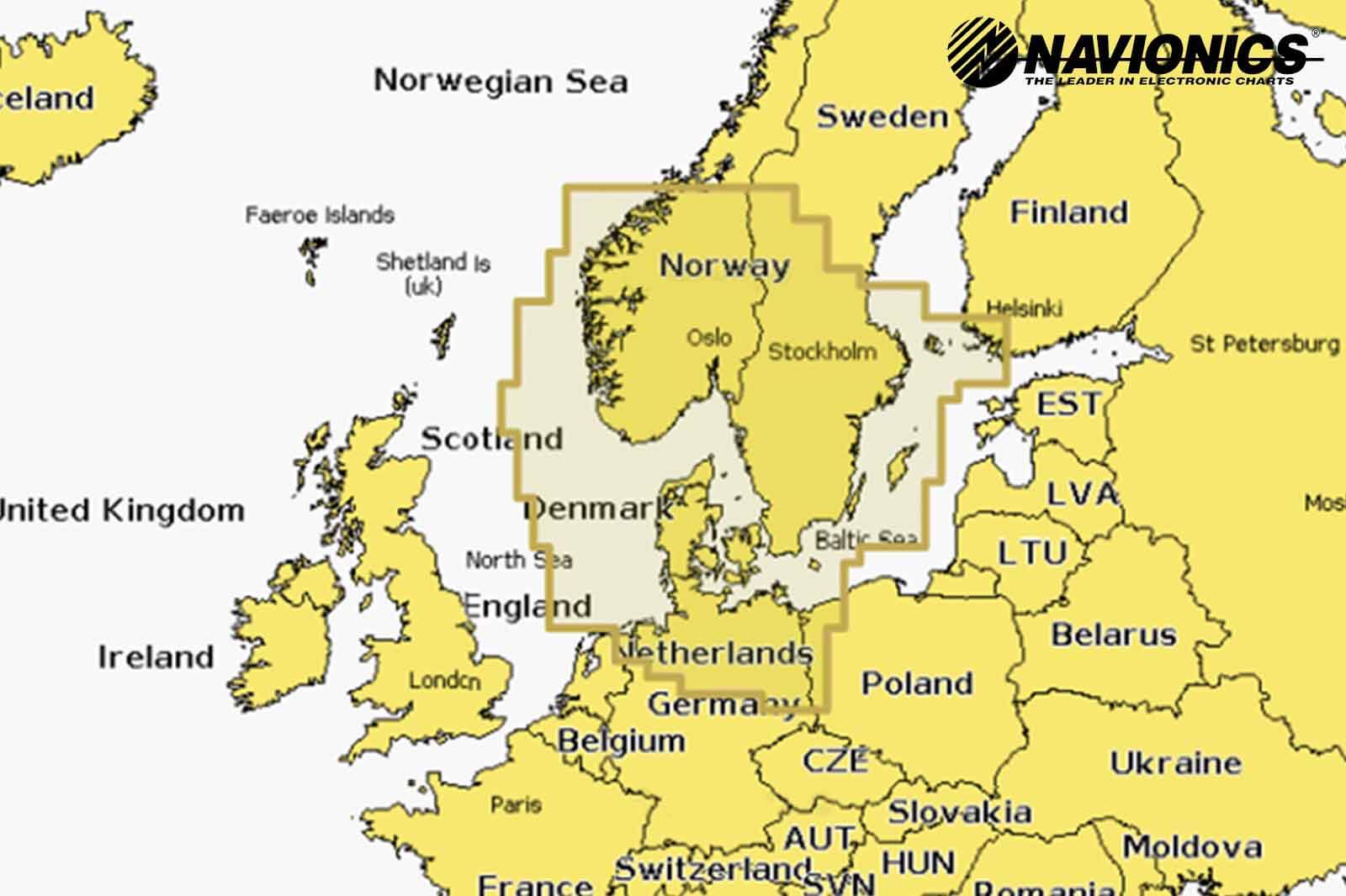 Navionics Platinum Plus Seekarte