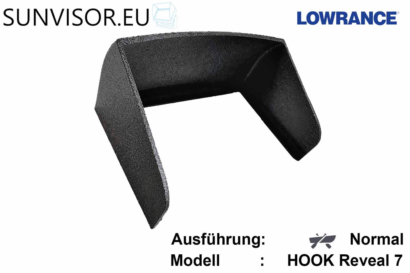 SUNVISOR Sonnenschutz für Lowrance Echolote