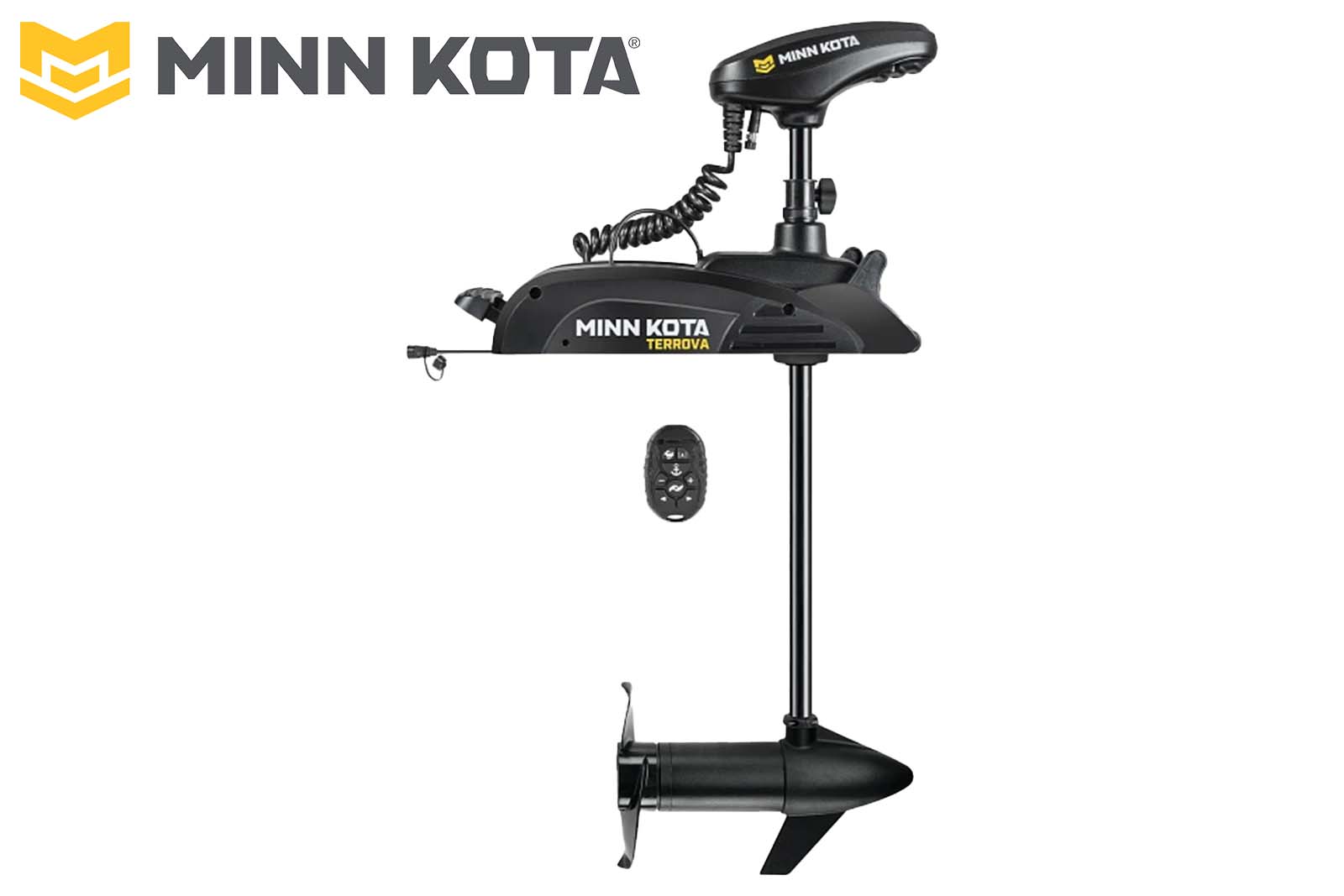 Minn Kota Kayak Terrova Kayak-Motor mit Micro Remote, Seitenansicht
