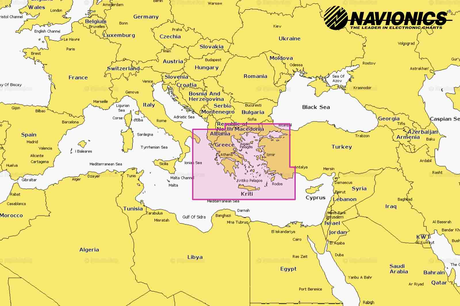 Navionics Platinum Plus Seekarte