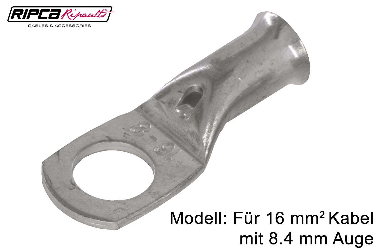 Kabelschuhe, Rohrkabelschuhe mit Kabelauge in Ringform