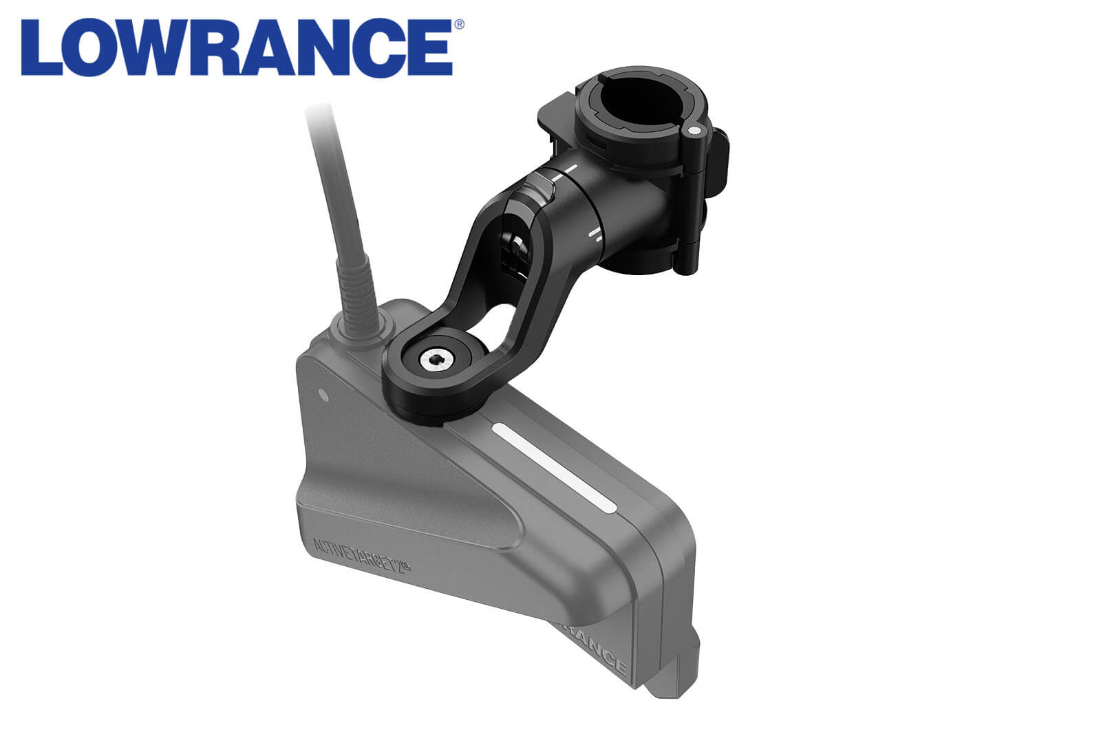Lowrance Active Target 2 XL Geberhalter zur Schaftmontage Down und Fowrard Mode