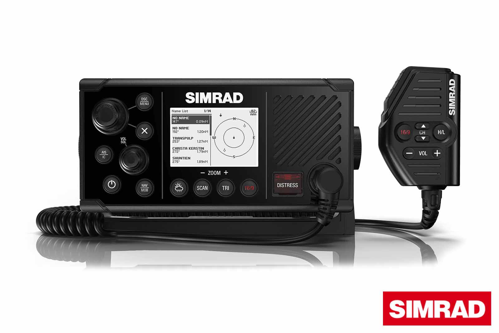 Simrad RS40 | RS40-B Marine Funkgerät Frontansicht