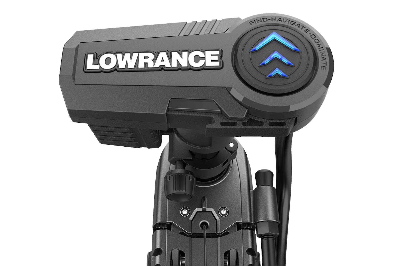 Lowrance GHOST Elektromotor Detailansicht Motorkopf