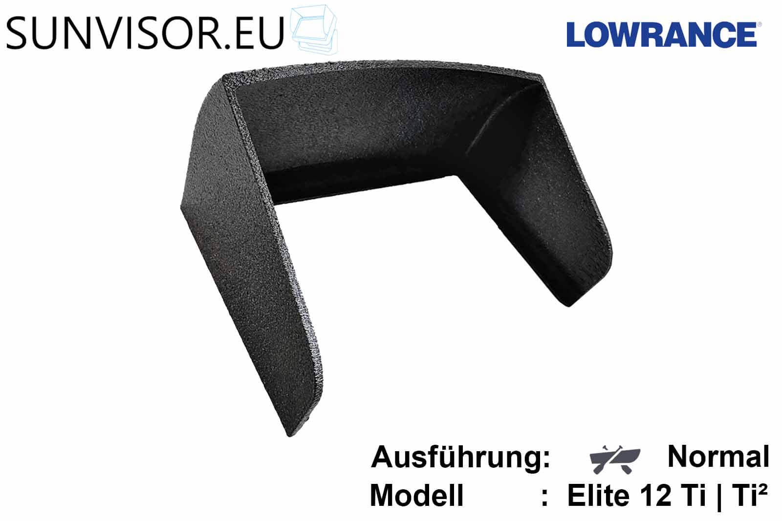 SUNVISOR Sonnenschutz für Lowrance Echolote