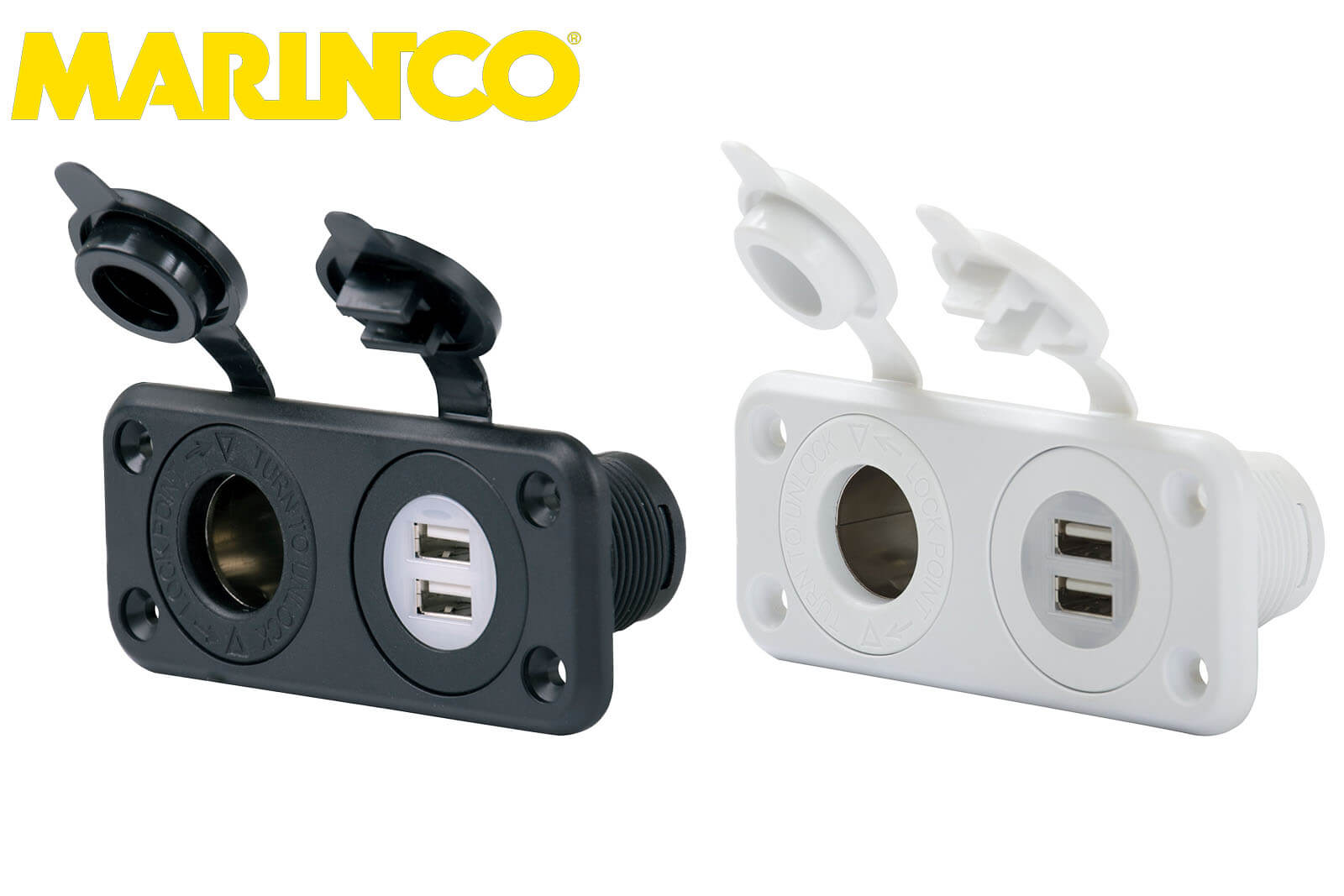 Marinco SeaLink Dual USB Steckdose