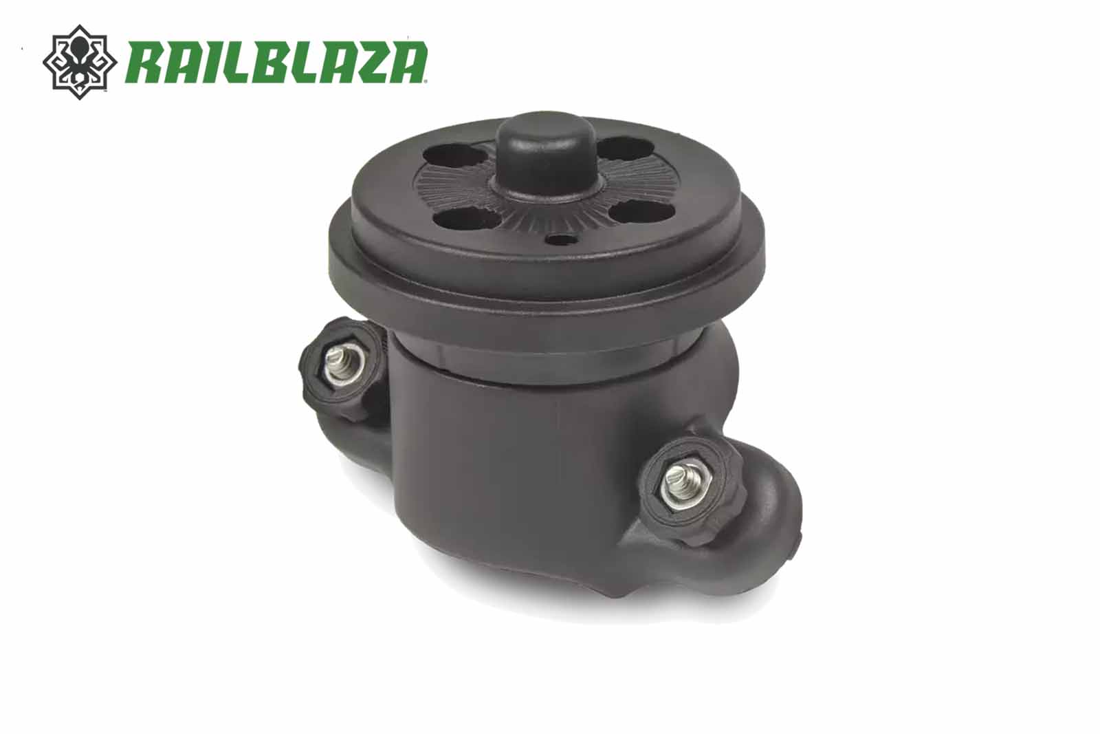 Railblaza HEXX Track Mount Aufnahme mit 45-Grad-Winkel schwarz