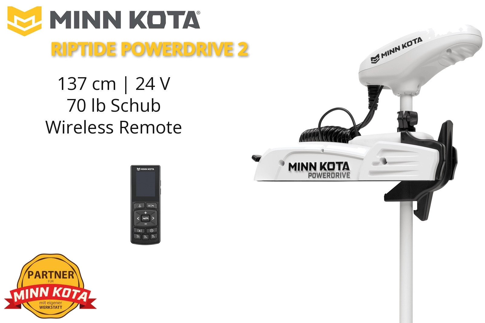 Minn Kota Riptide PowerDrive 2 Elektro-Bootsmotor