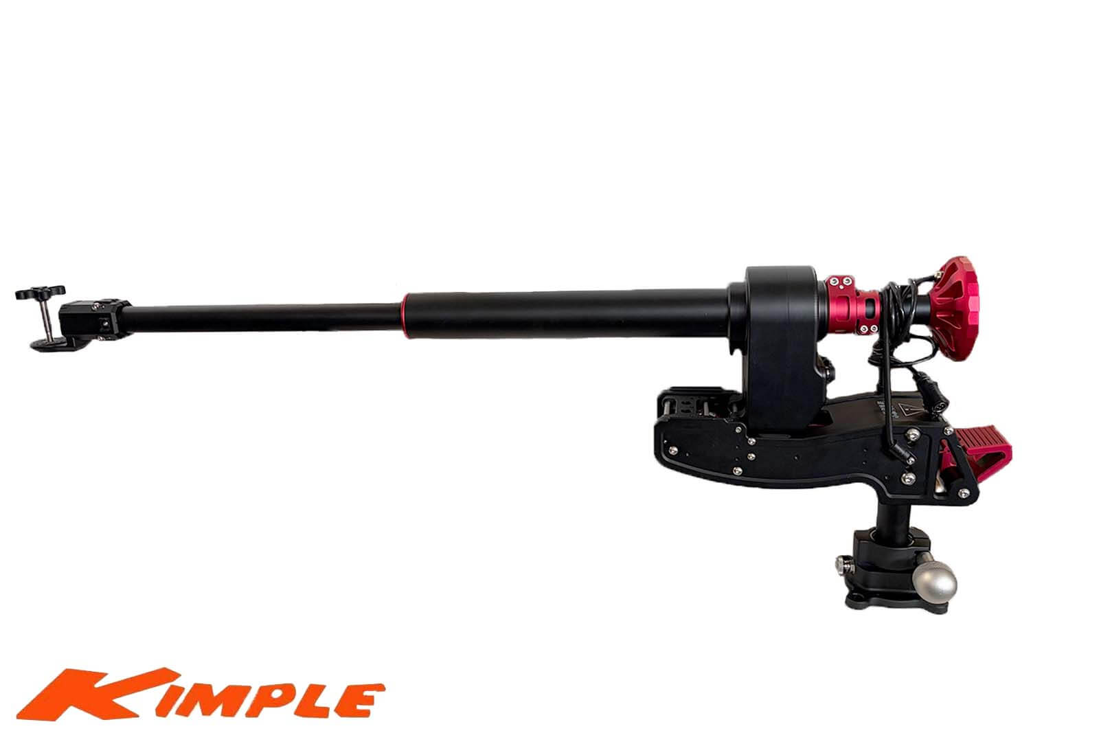 Kimple Foot Controlled Electric Transducer Mount Seitenansicht links