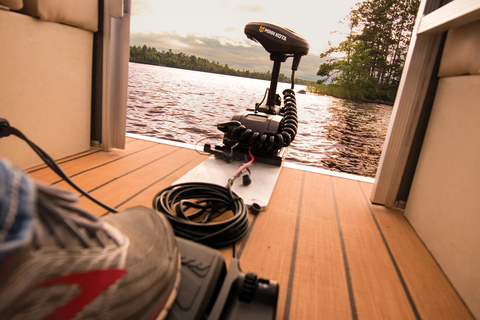 Minn Kota PowerDrive 2 im Einsatz am Boot