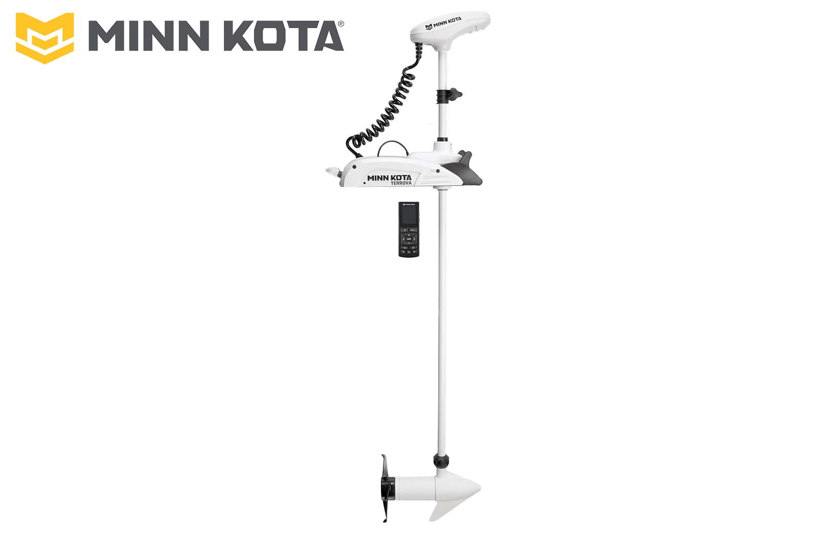 Minn Kota Riptide Terrova Elektro-Bootsmotor Profilansicht, 152 cm, 12 V
