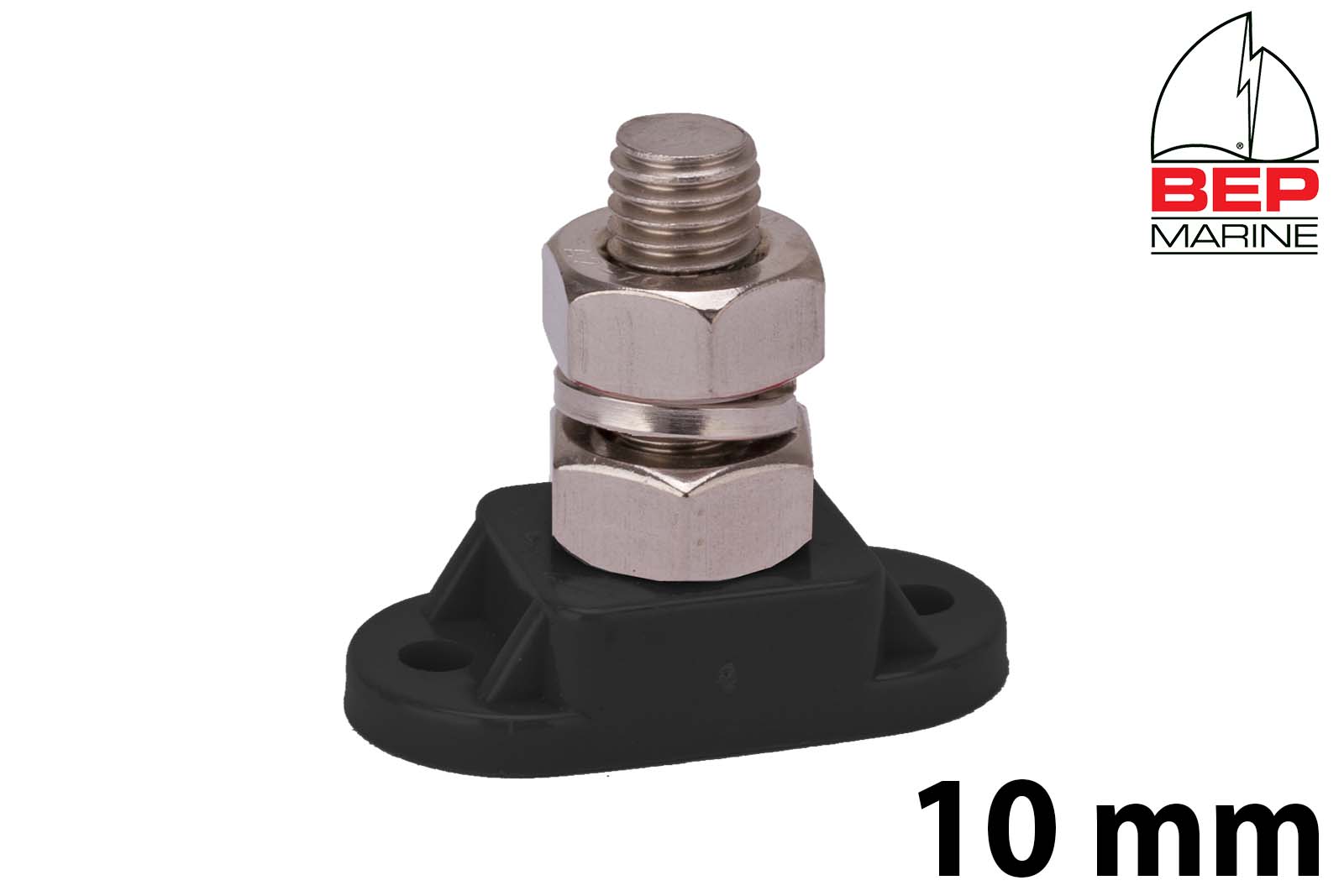 BEP Marine Stromverteiler schwarz 10 mm