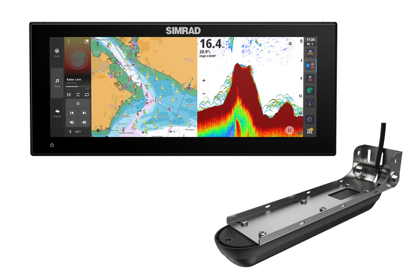 Simrad NSX 3012UW Echolot & Kartenplotter