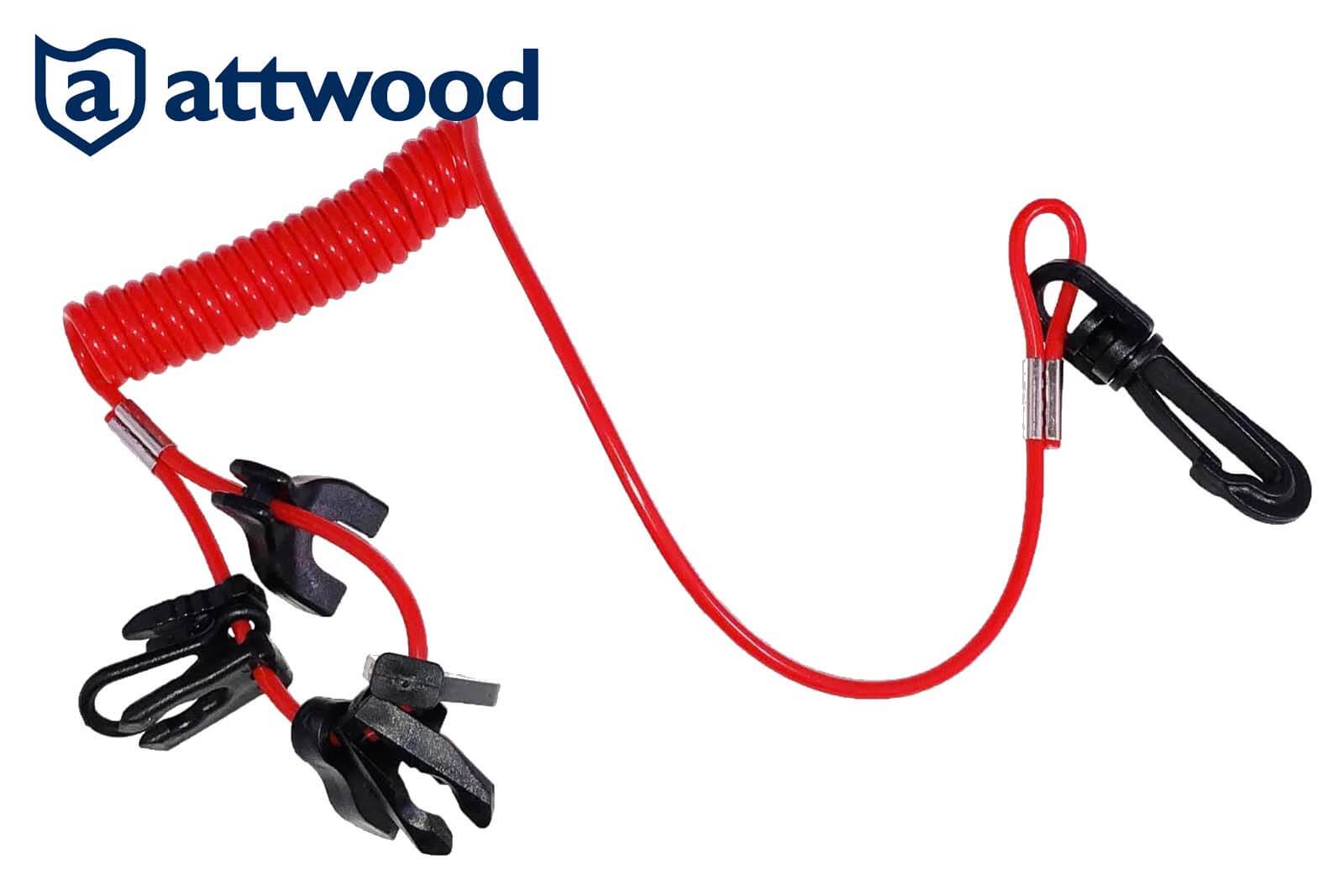Attwood Schlüsselset für Notausschalter universal