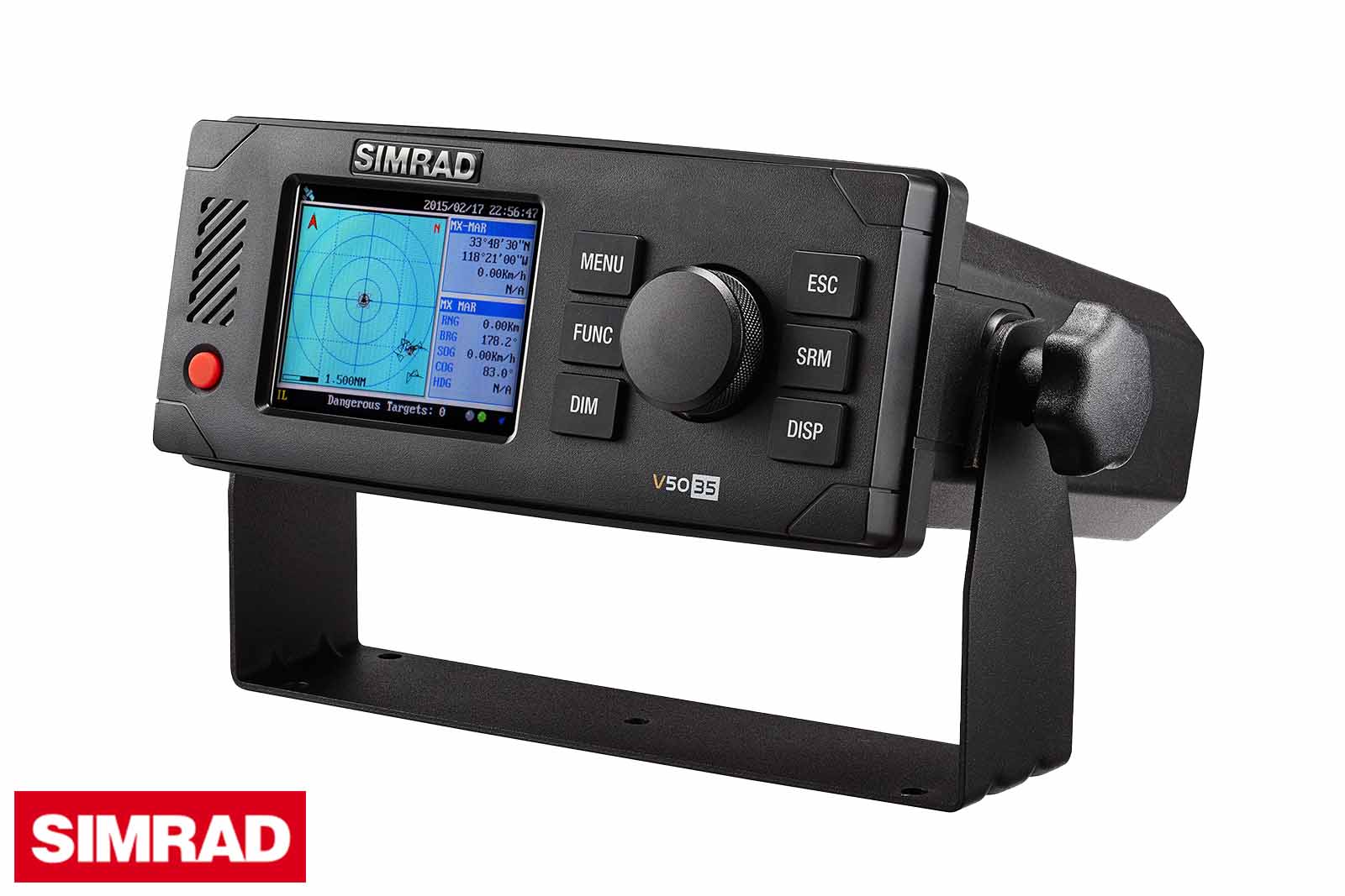 Simrad V5035 AIS-System nach links gerichtet