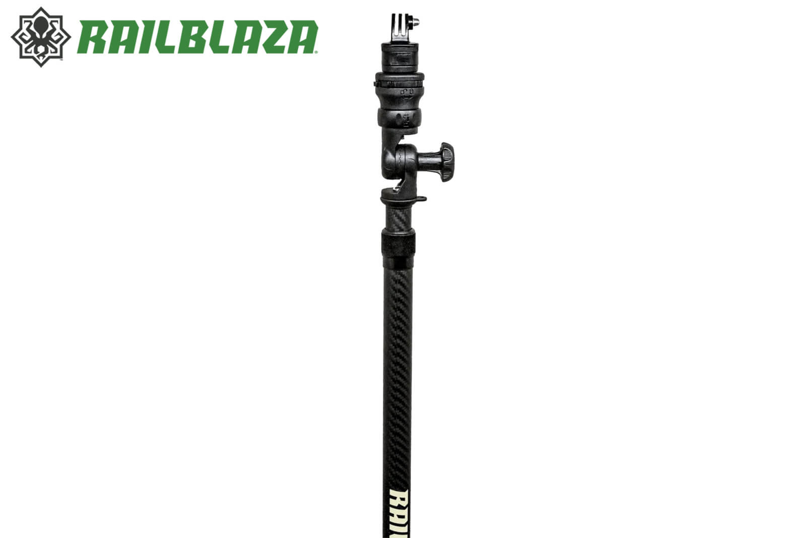 Railblaza Stealth Camera Boom Kameraarm - Stangenende mit Kamerahalterung