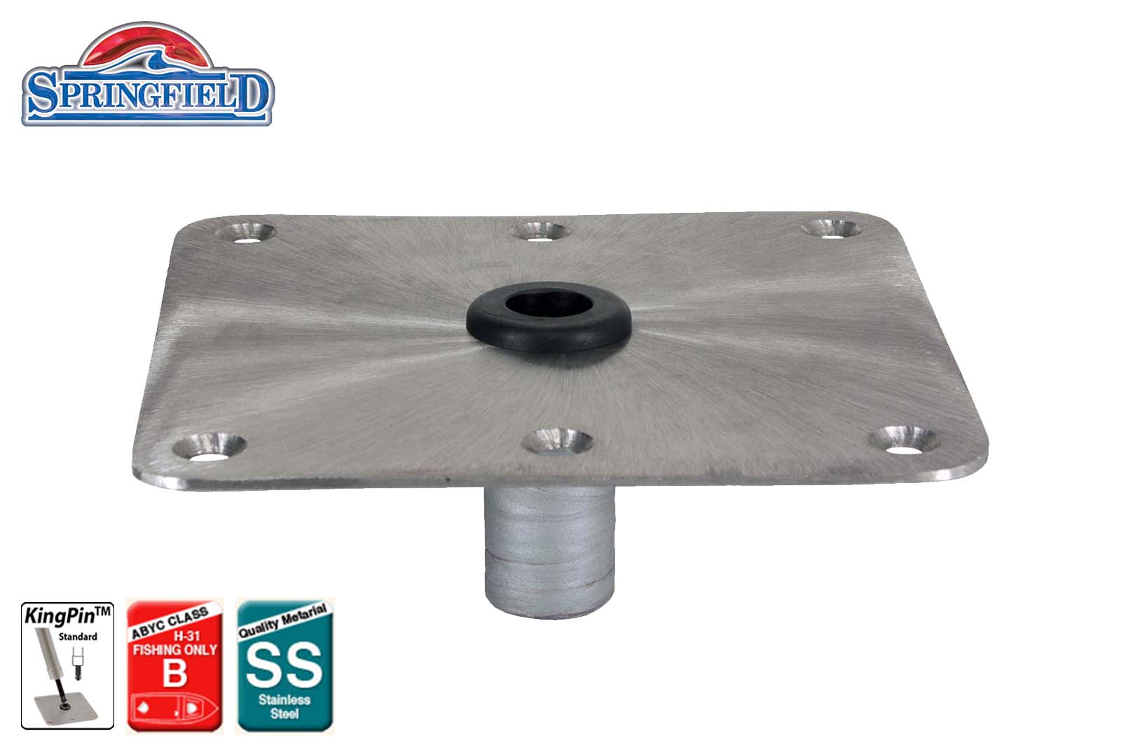 Springfield Marine Einbaubodenplatte quadratisch KingPin