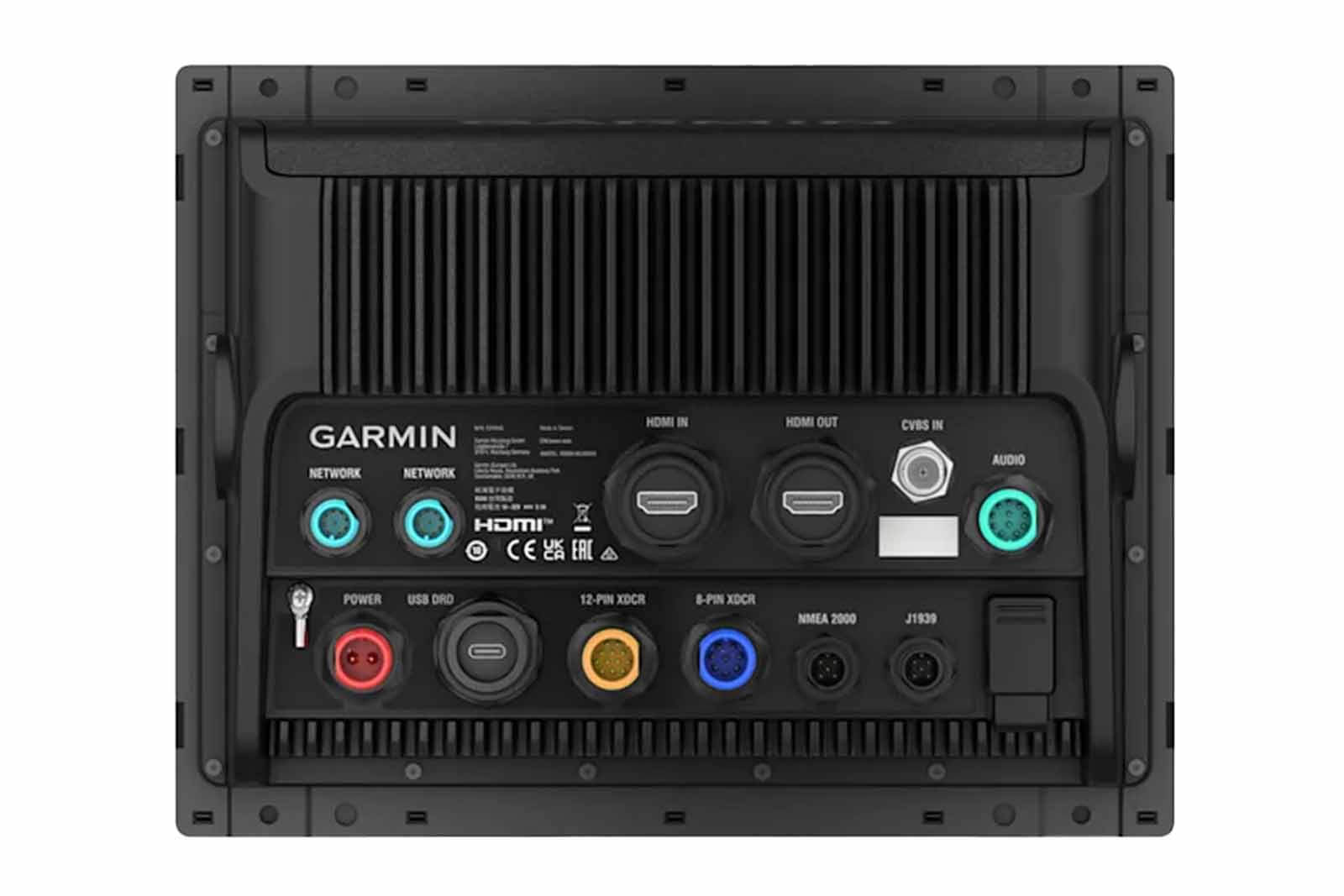 Garmin GPSMAP 9010xsv Echolot Geräterückseite