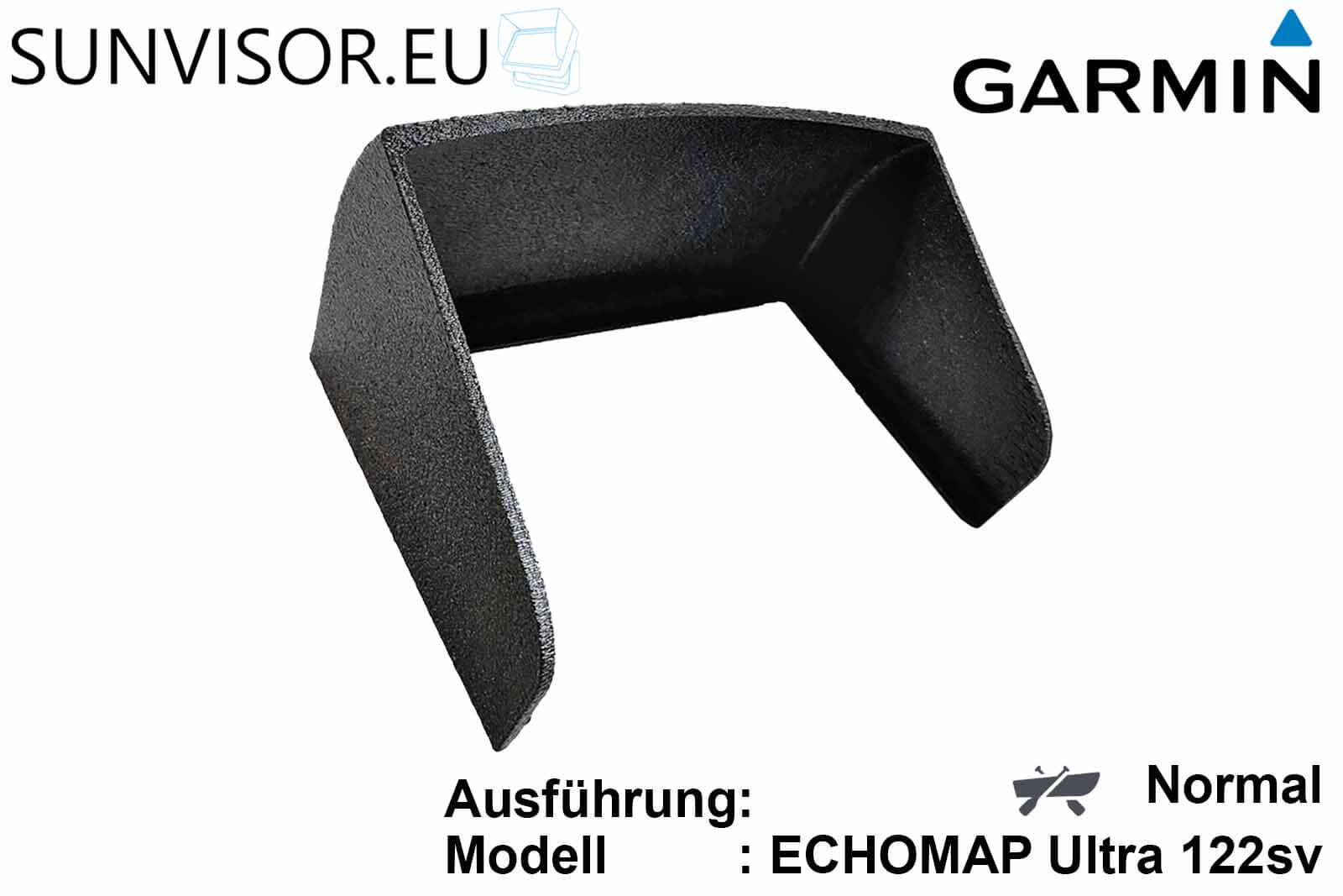Sunvisor Sonnenschutz für Garmin ECHOMAP Ultra 122sv normal
