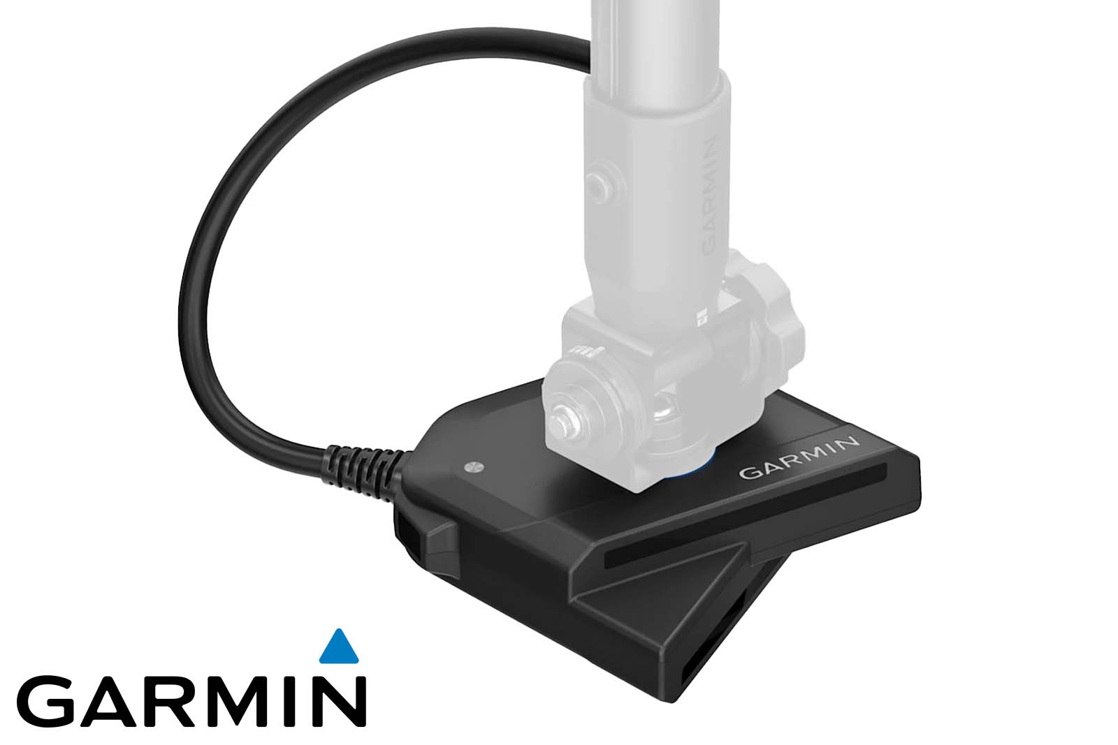 Garmin LiveScope 2 LVS42HD Geber am Spy Pole Fuß montiert