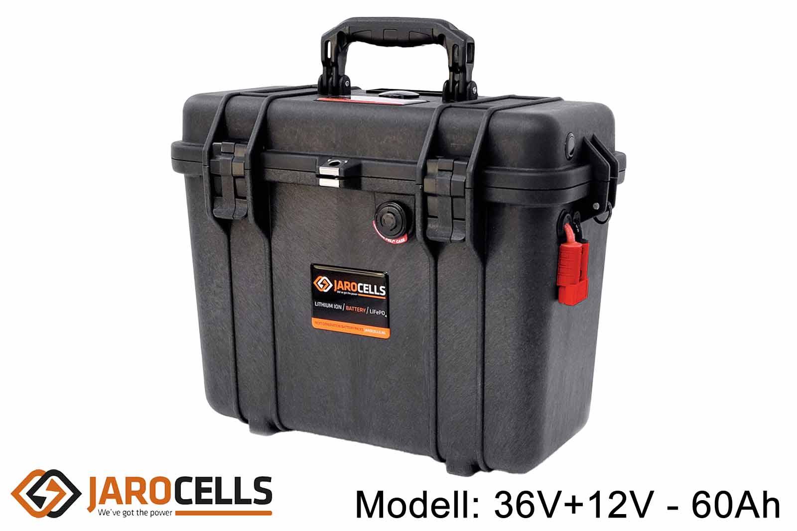 Jarocells Tragbare BTP 60.12 + 36 Lithium Ionen Batterie