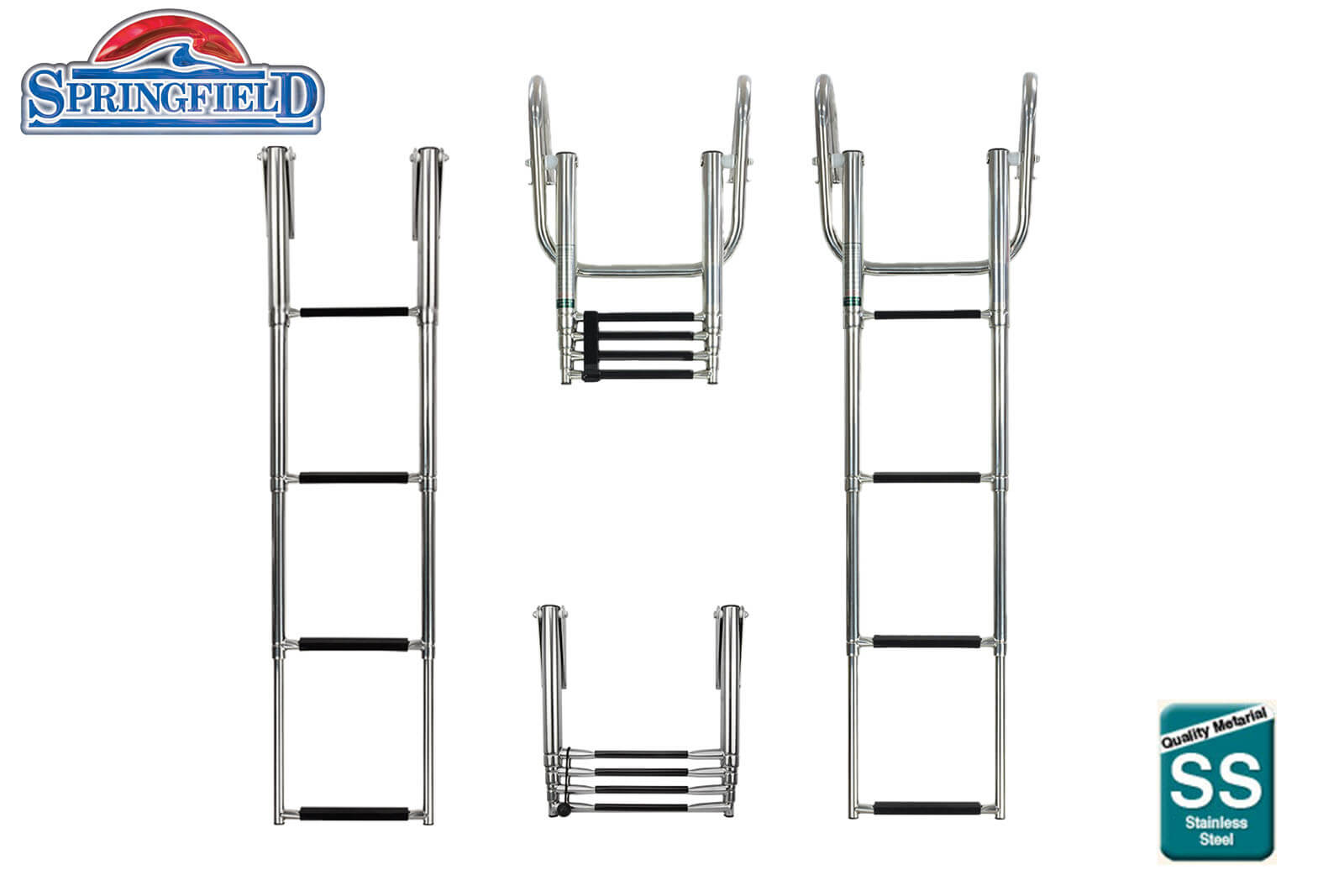 4-stufige Springfield Marine Teleskopleiter