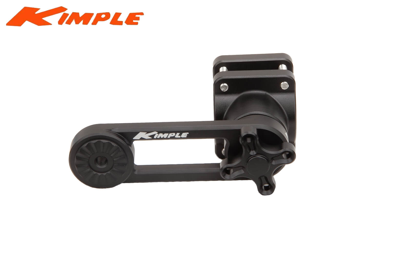 Kimple Scannin Transducer Mount für Garmin LVS34 frontale Seitenansicht