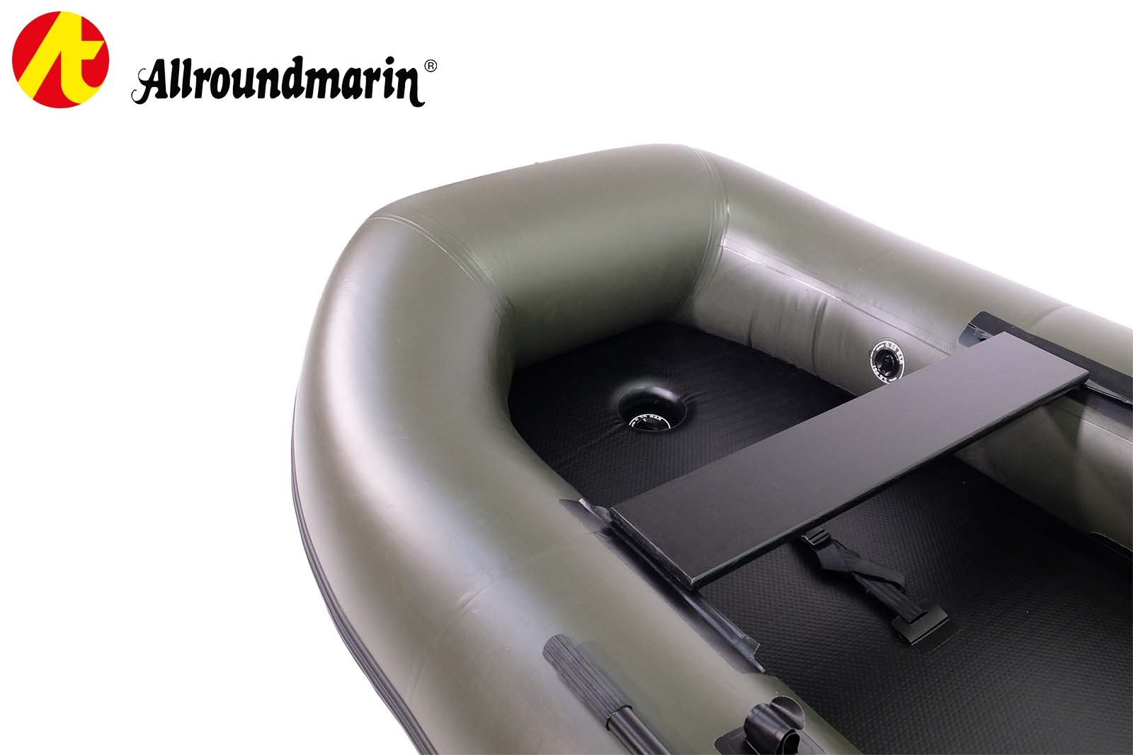 Allroundmarin Scout Schlauchboot 300 mit Luftboden Bug Detailansicht