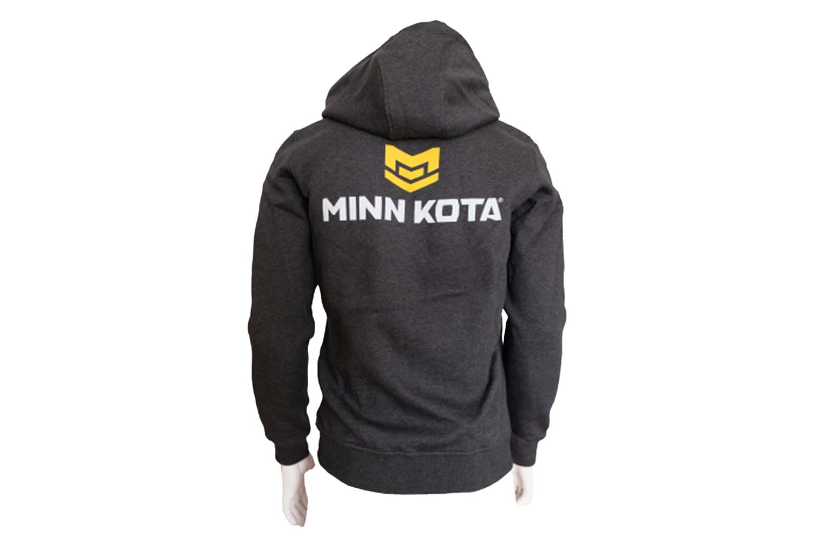 Minn Kota Hoodie, grau meliert, Rückseite