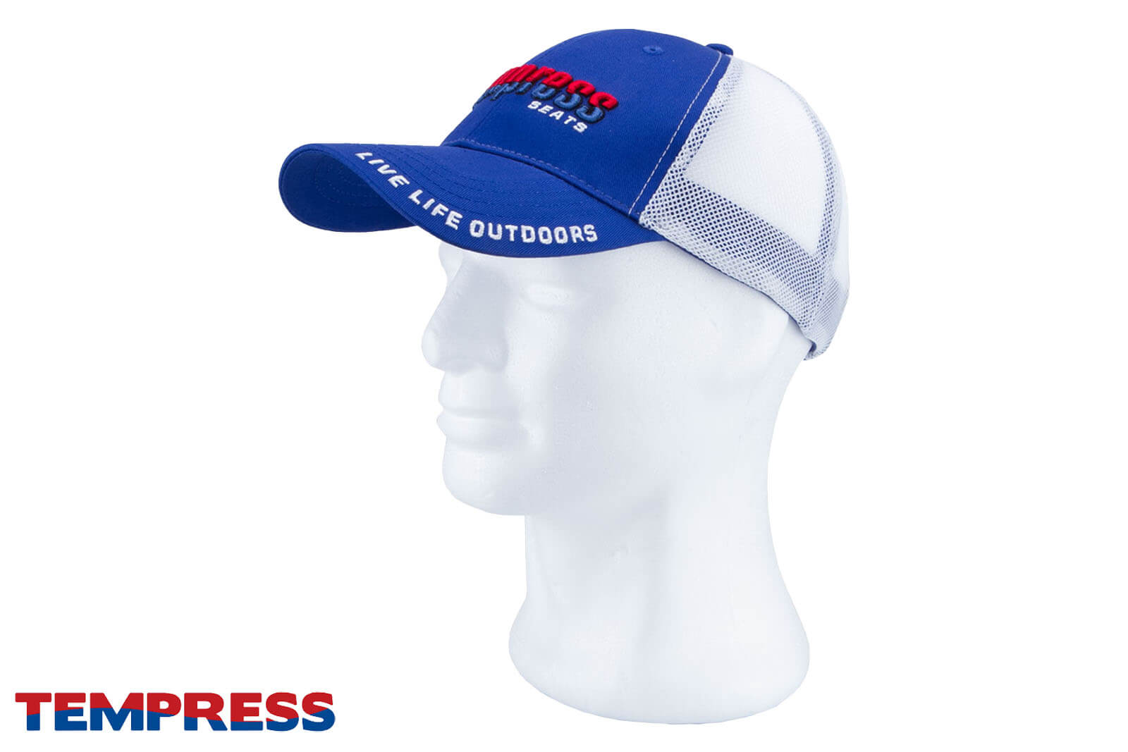 Tempress Trucker Cap blau Seite