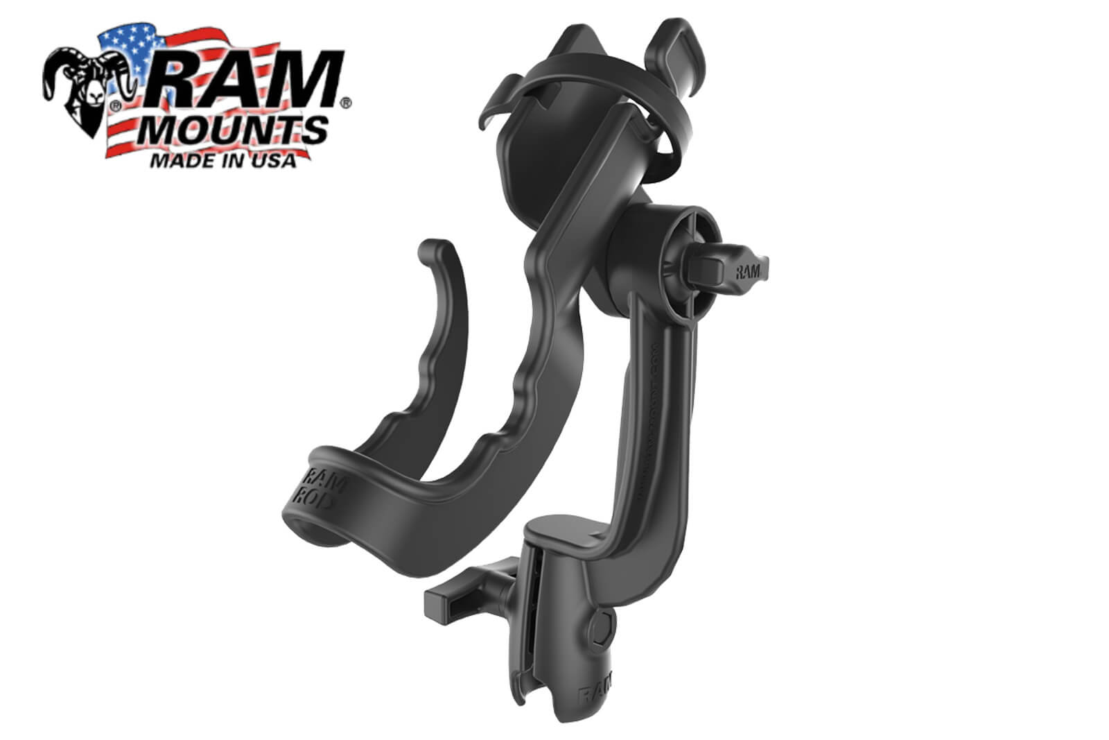 RAM Mounts RAM-114-RBNBU Rod 2000 Angelrutenhalter Ansicht rechts