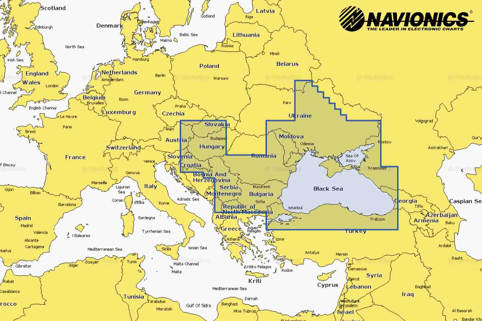 Navionics Platinum Plus Seekarte
