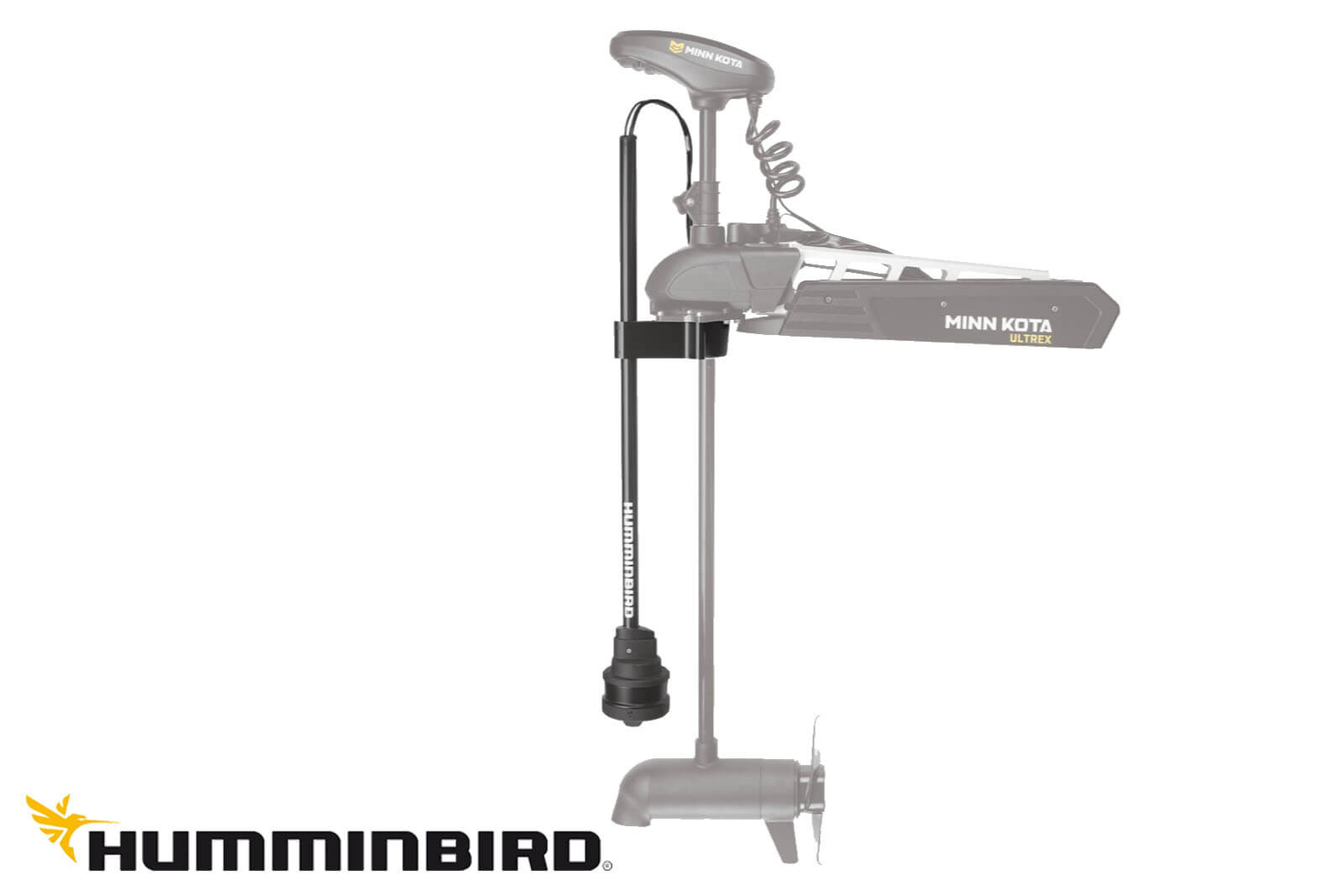 Humminbird MEGA 360 Imaging Geber, Montage am Ultrex, Beispiel
