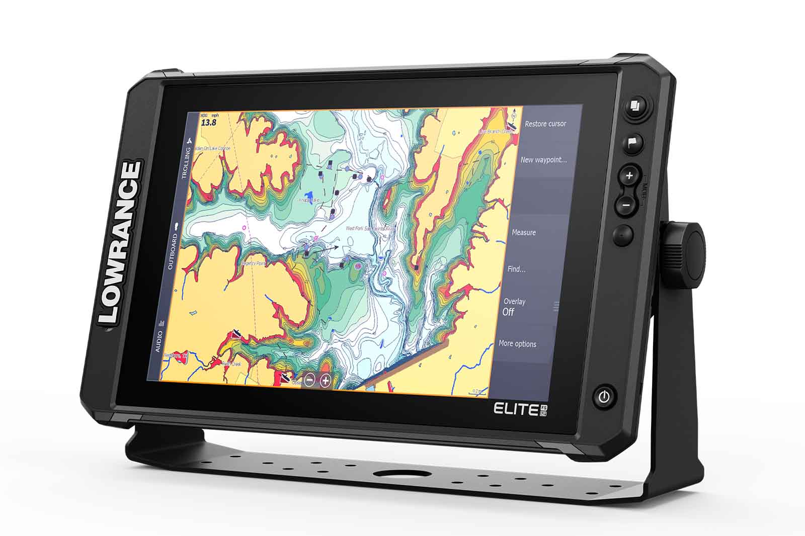 Lowrance Elite FS 12 Echolot Ansicht links