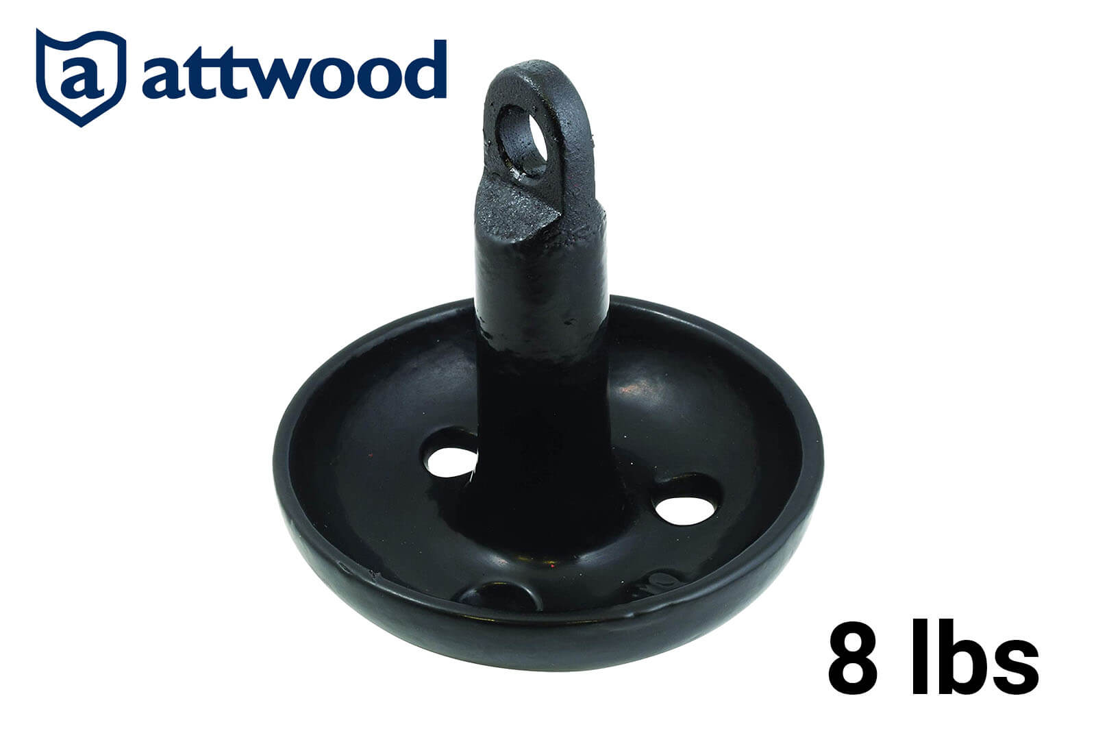 Attwood Pilzanker schwarz PVC-ummantelt 8 lbs